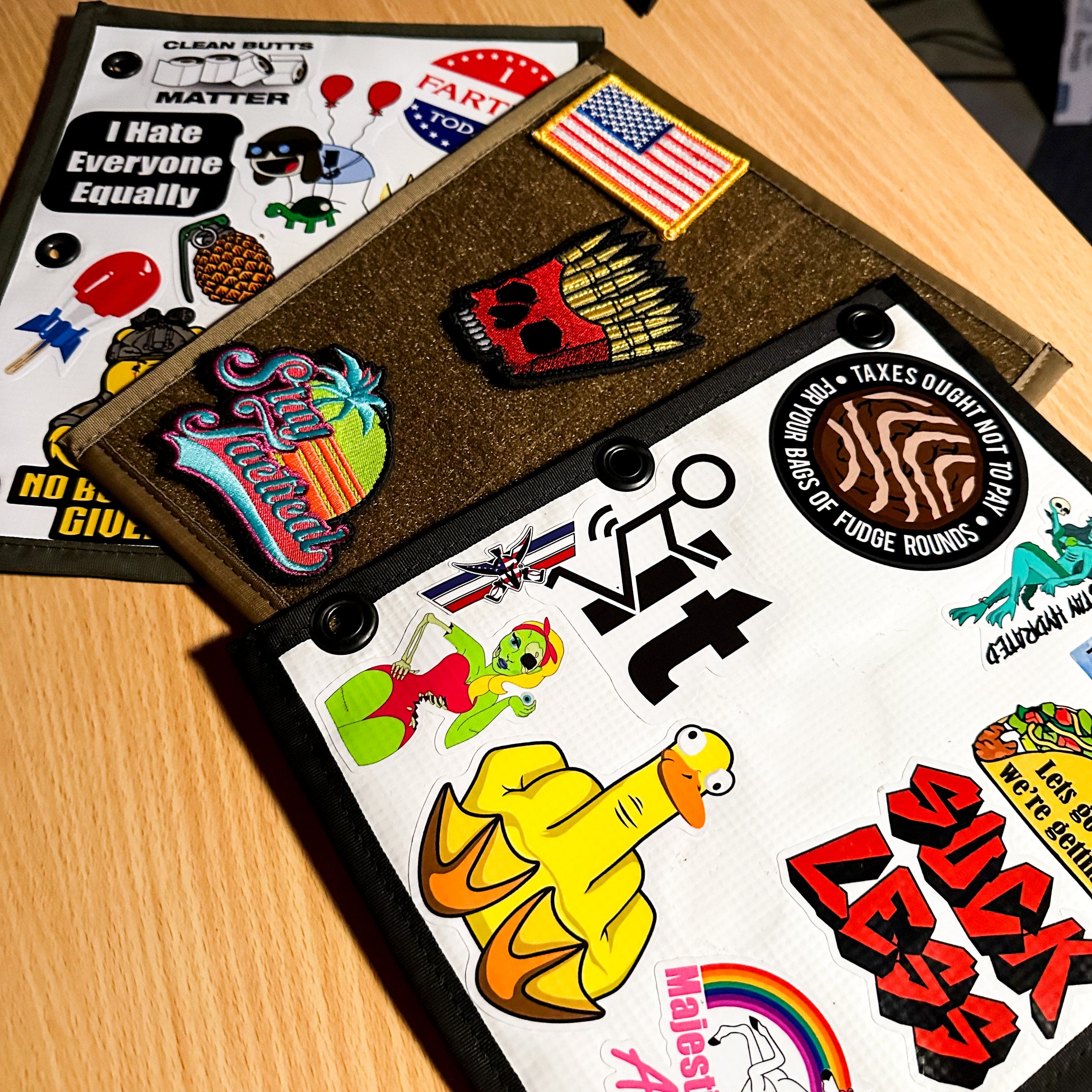 Tactical Gear Junkie Accessories USA Made TGJ Tactical Sticker/Patch Page: Durable & Premium Quality