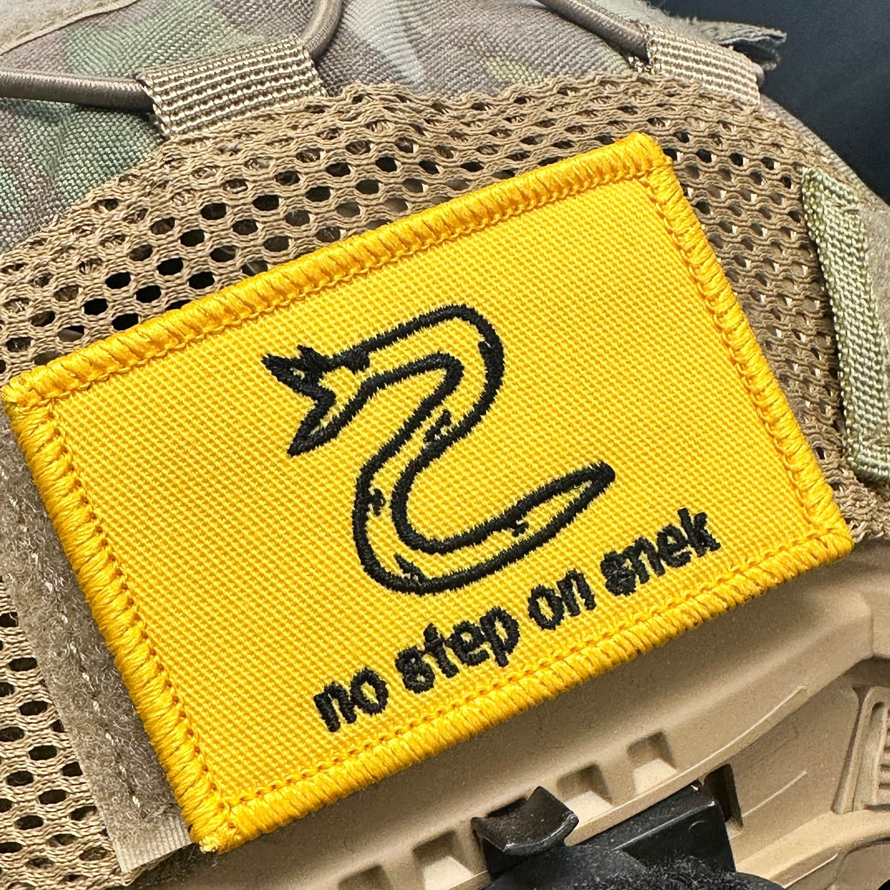 Tactical Gear Junkie Patches No Step On Snek - 2x3 Patch