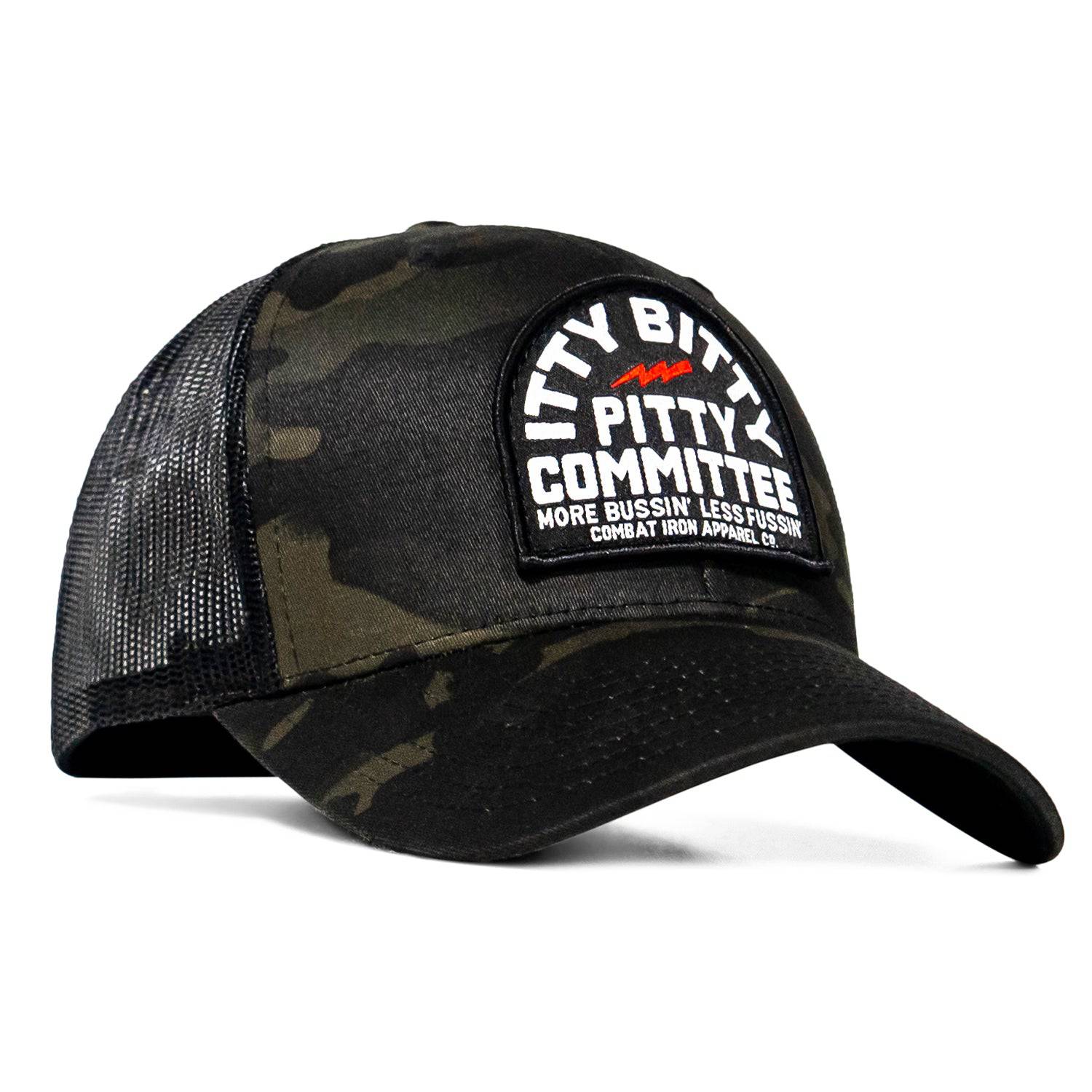 Itty Bitty Pitty Committee Patch SnapBack - Combat Iron Apparel Co.