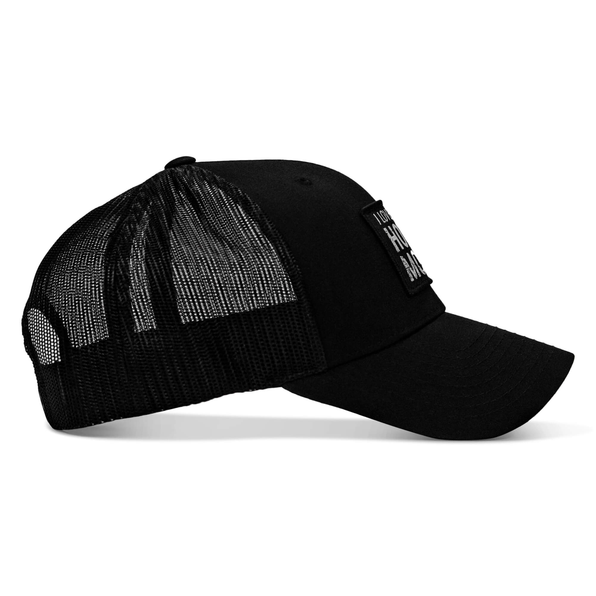 I Love Hot Mom's Patch Snapback Hat - Combat Iron Apparel Co.