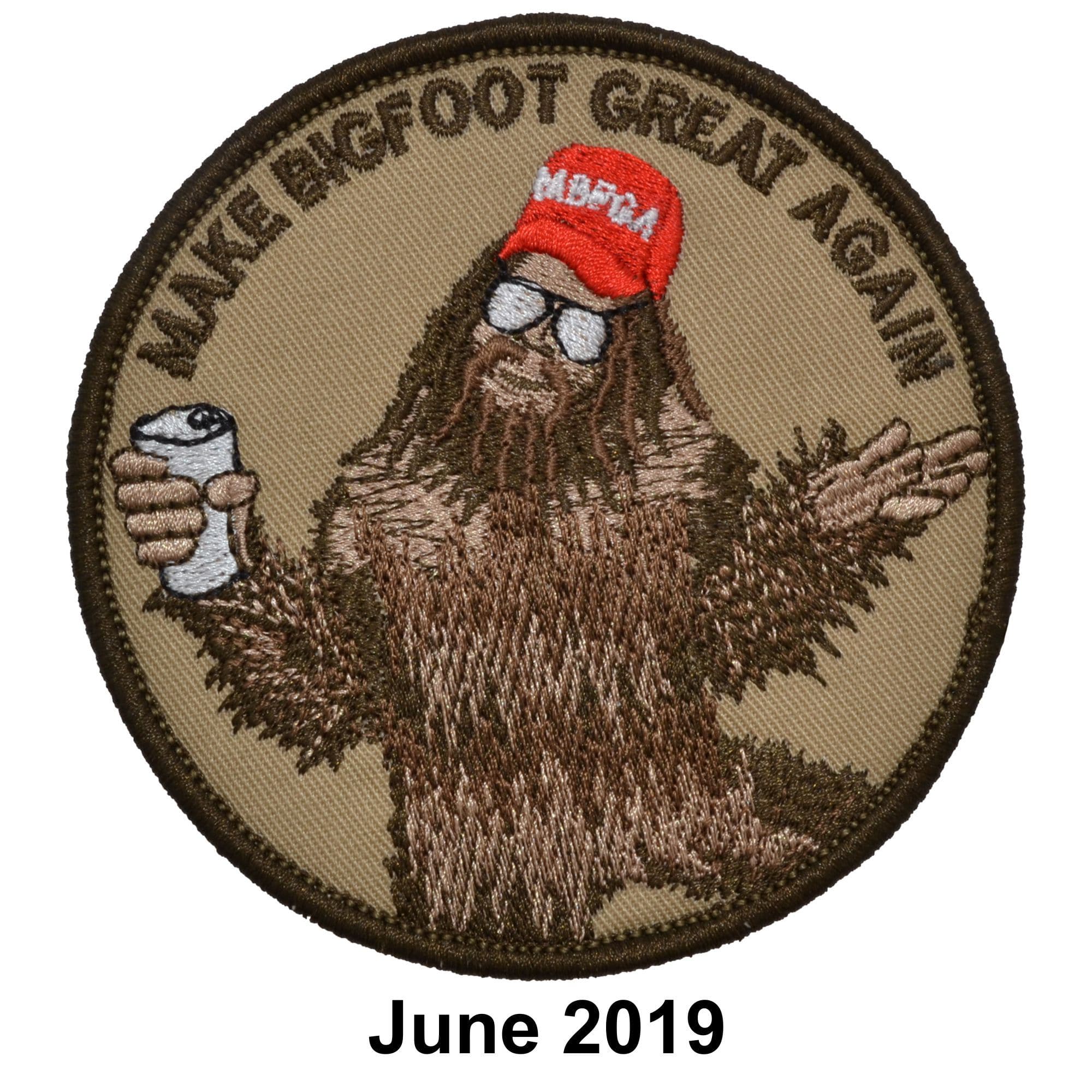 June 2019 Patch of the Month - Make Bigfoot Great Again