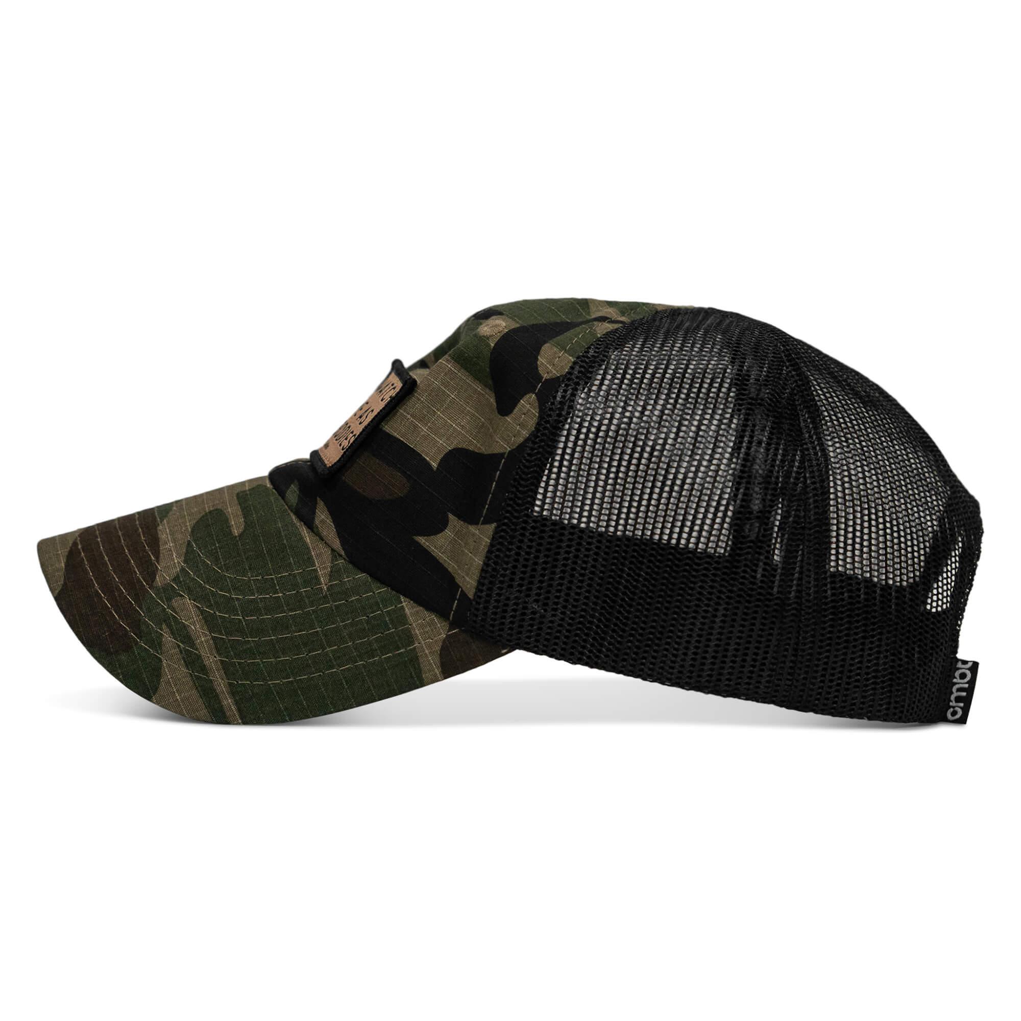 Lord Watch Over Me As I Stack Bodies Tan Patch Tactical Ripstop Mesh Snapback Hat - Combat Iron Apparel Co.
