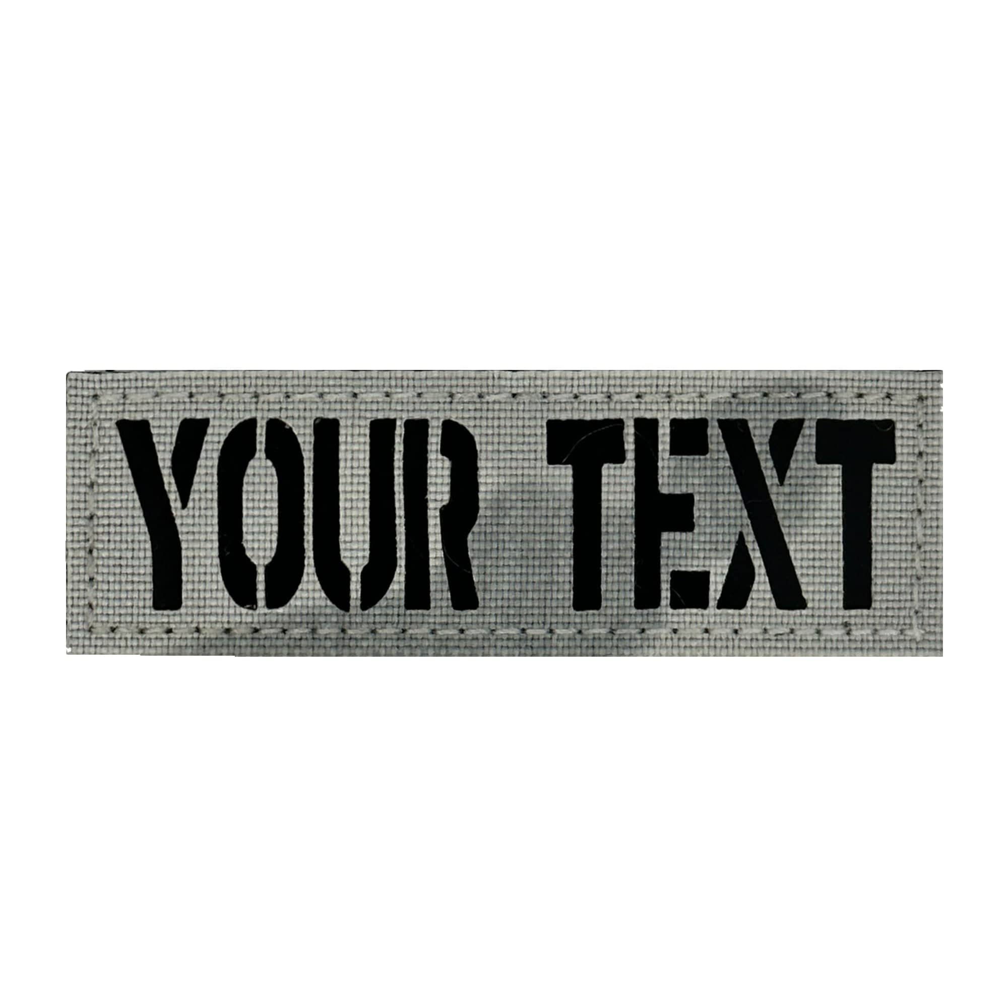 Custom Text Call Sign Name Laser Cut - 1x3 CORDURA® Patch - Get the vi