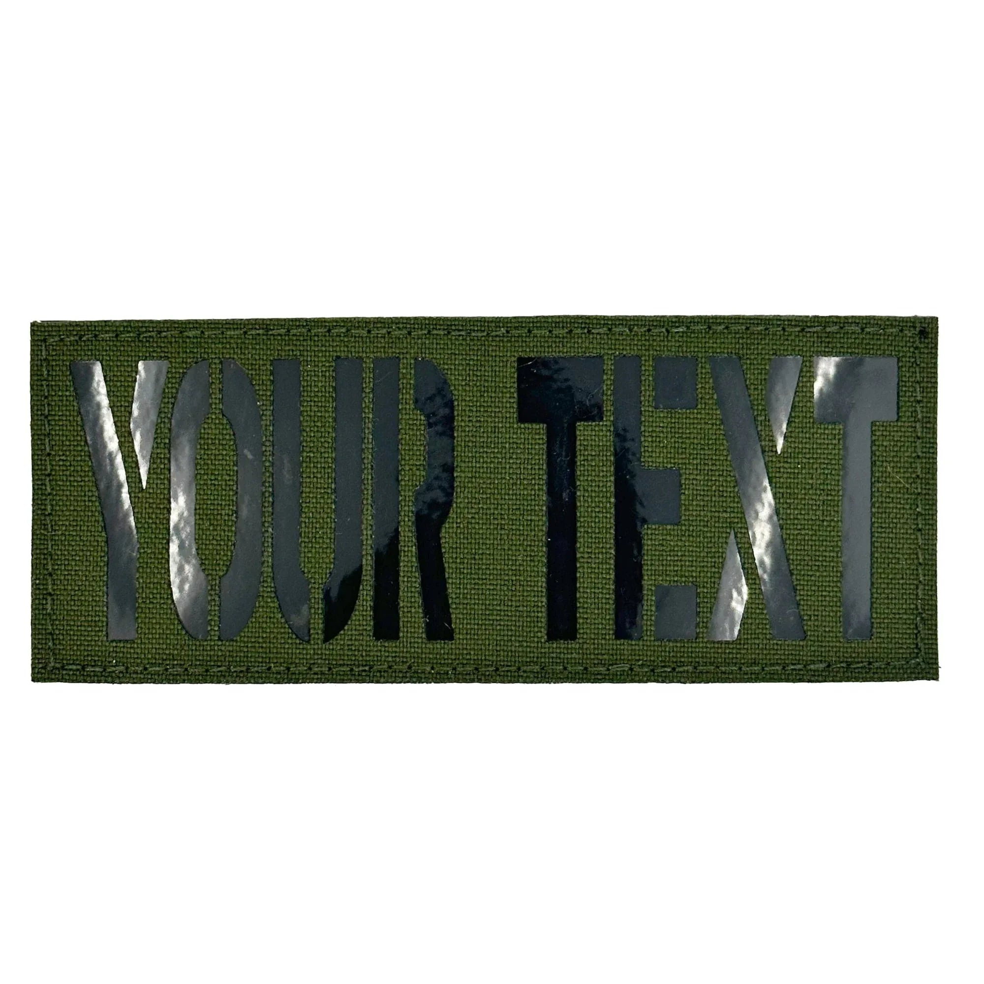Custom Text Call Sign Name Laser Cut - 2x5 CORDURA® Patch - Get the vi
