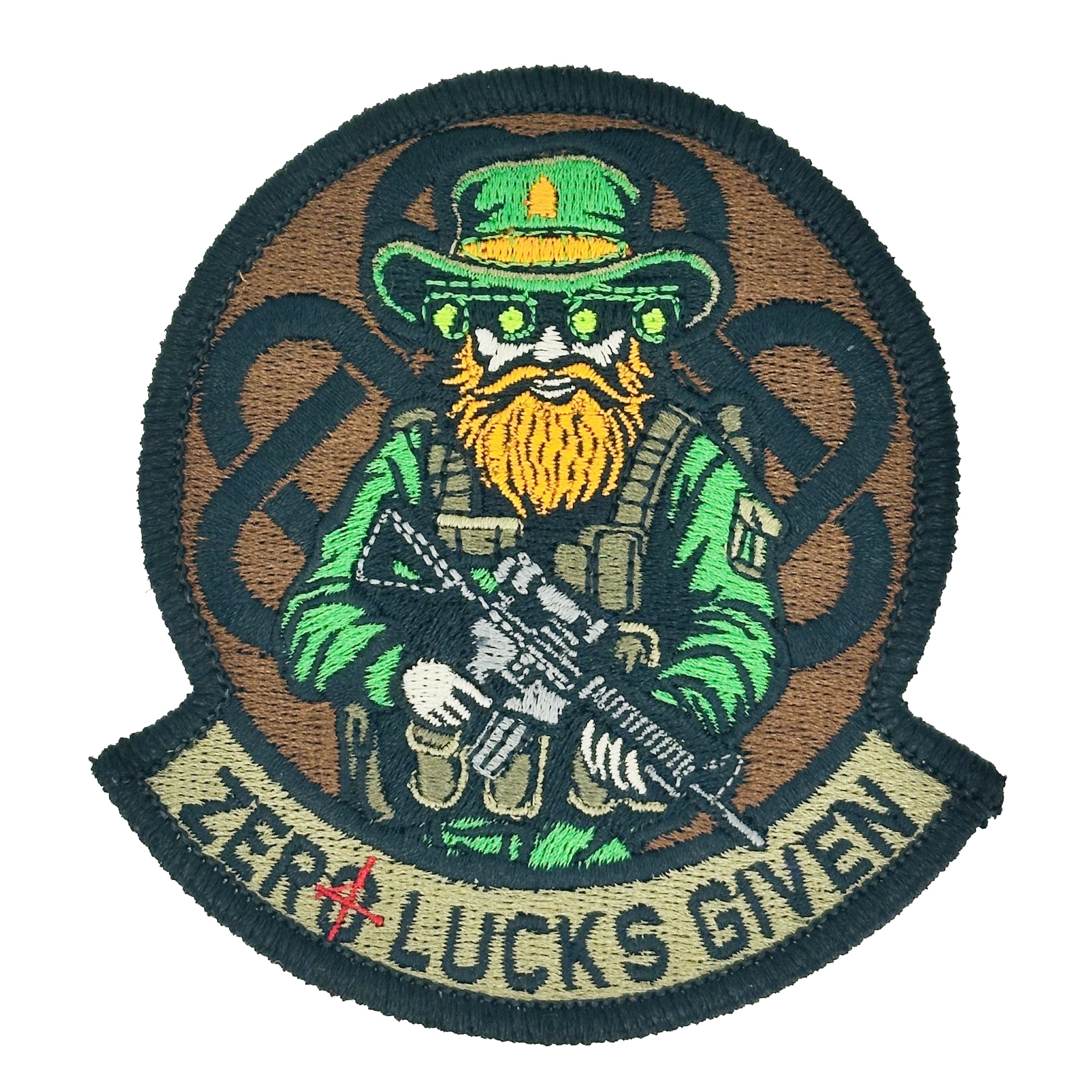 March 2024 POTM - Zero Lucks Given Tactical Recon Leprechaun with Night Vision Goggles - OCP 4" Tall