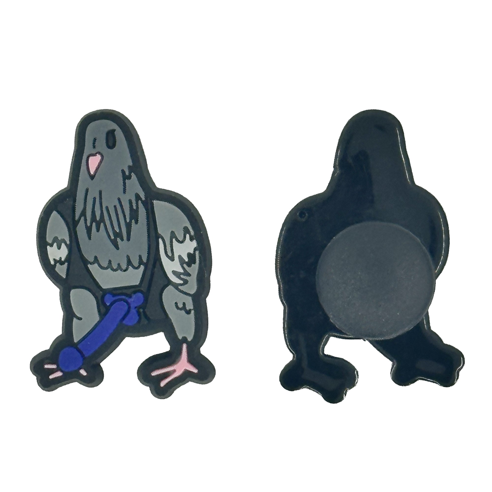 Tactical Mini Morale Charms- Consider This A Fucking Warning Pigeon - Singles