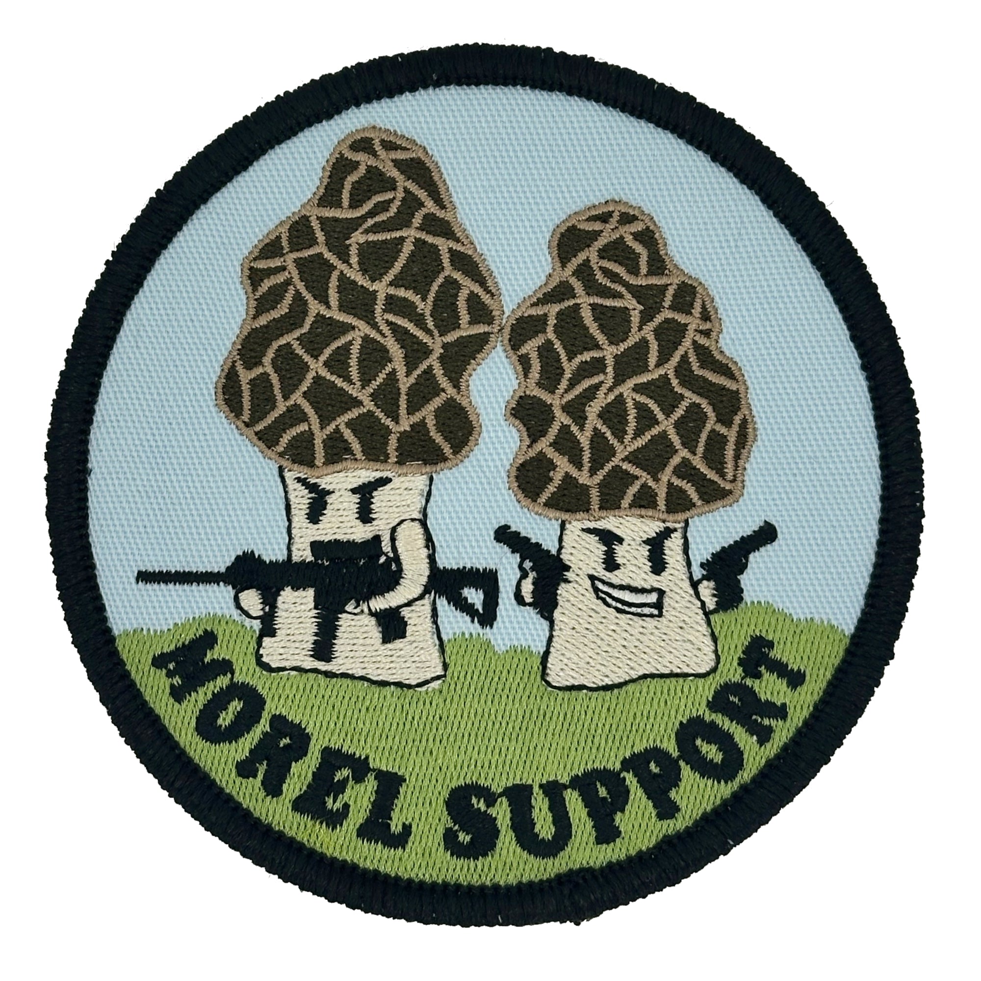 Morel Support - Tactical Mushrooms Collection #1 -  4" Embroidered Patch