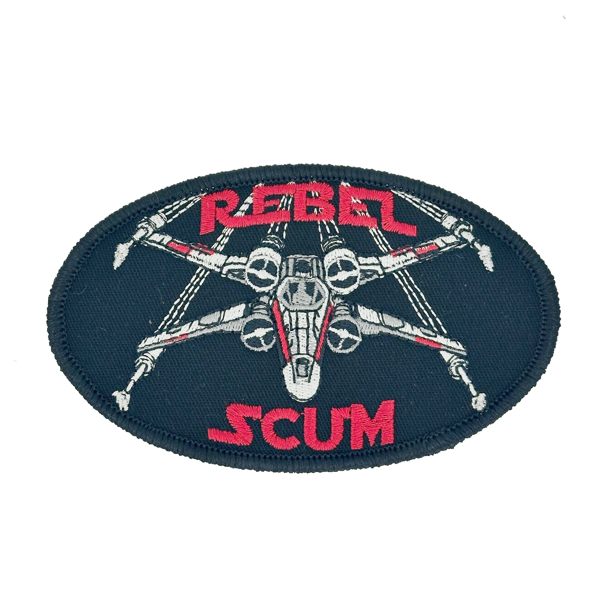 Rebel Scum X Wing - May the "Fourth" Be with You -  5" Embroidered Patch