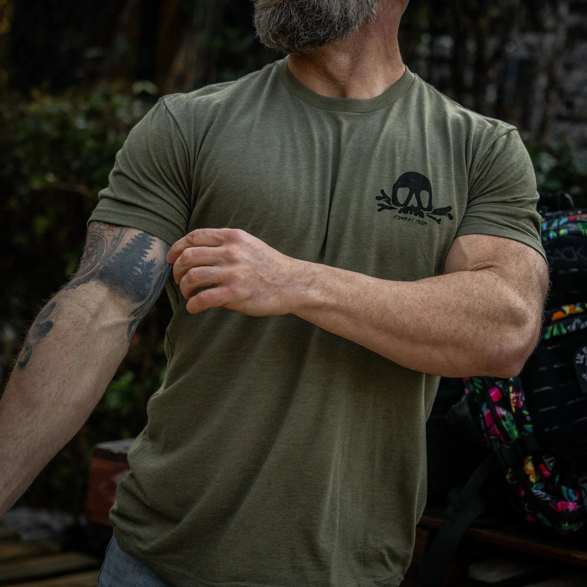 Nobody Is Coming To Save You Skull Men's T-Shirt - Combat Iron Apparel Co.