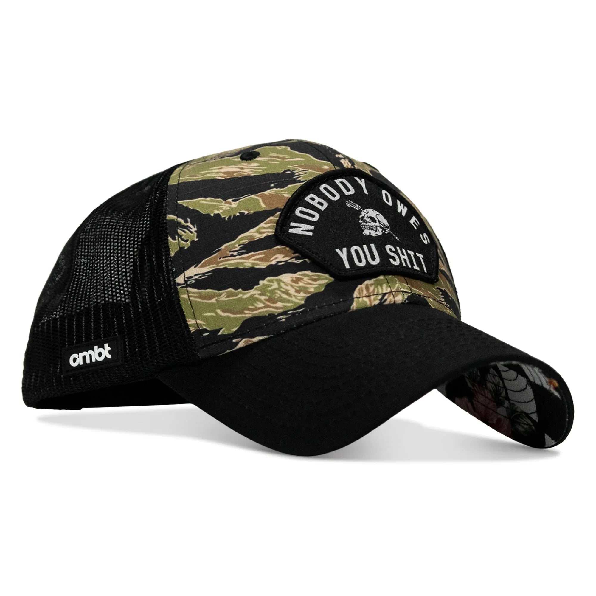 Nobody Owes You Shit Patch Original Ripstop Snapback Hat - Combat Iron Apparel Co.