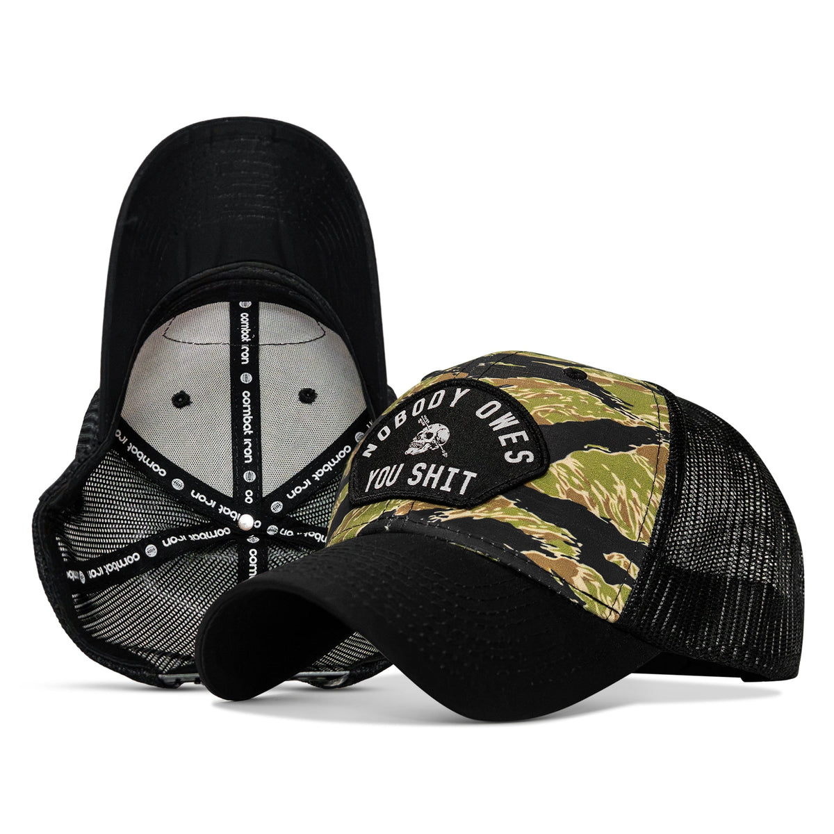 Nobody Owes You Shit Patch Original Ripstop Snapback Hat - Combat Iron Apparel Co.