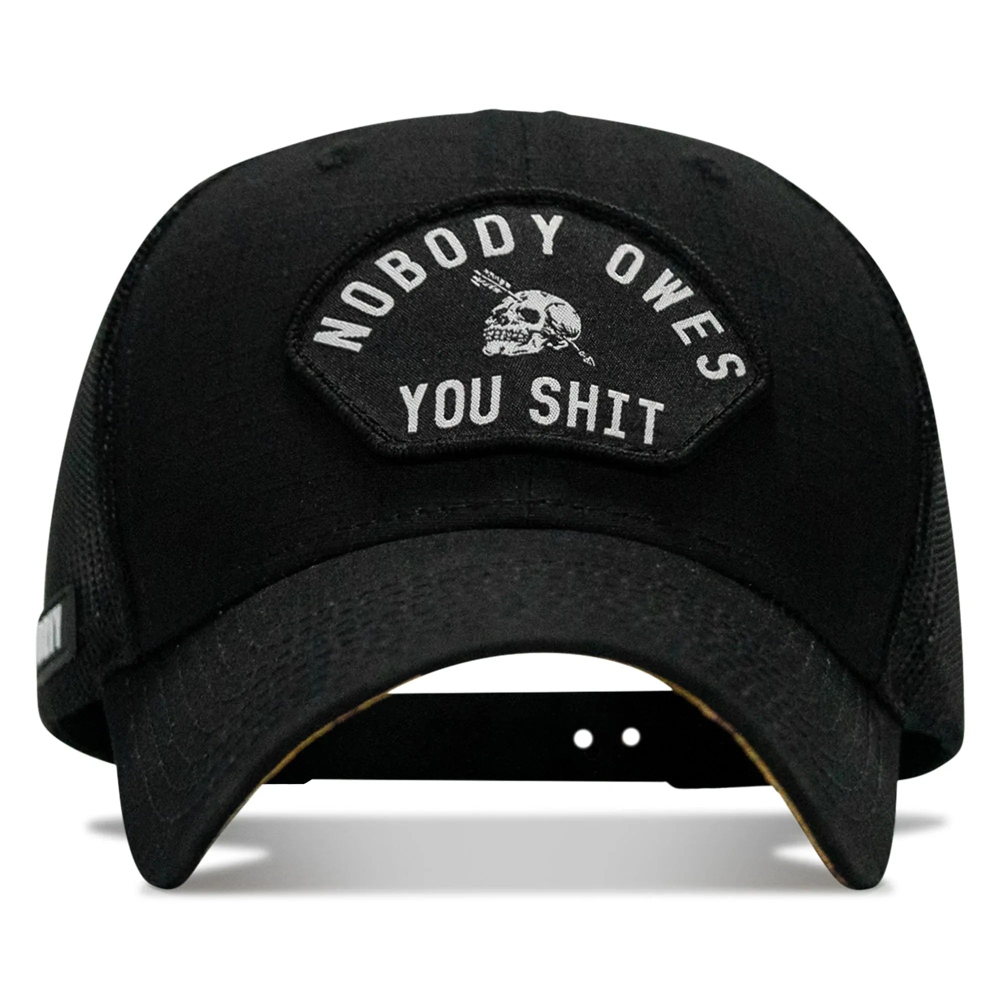 Nobody Owes You Shit Patch Original Ripstop Snapback Hat - Combat Iron Apparel Co.