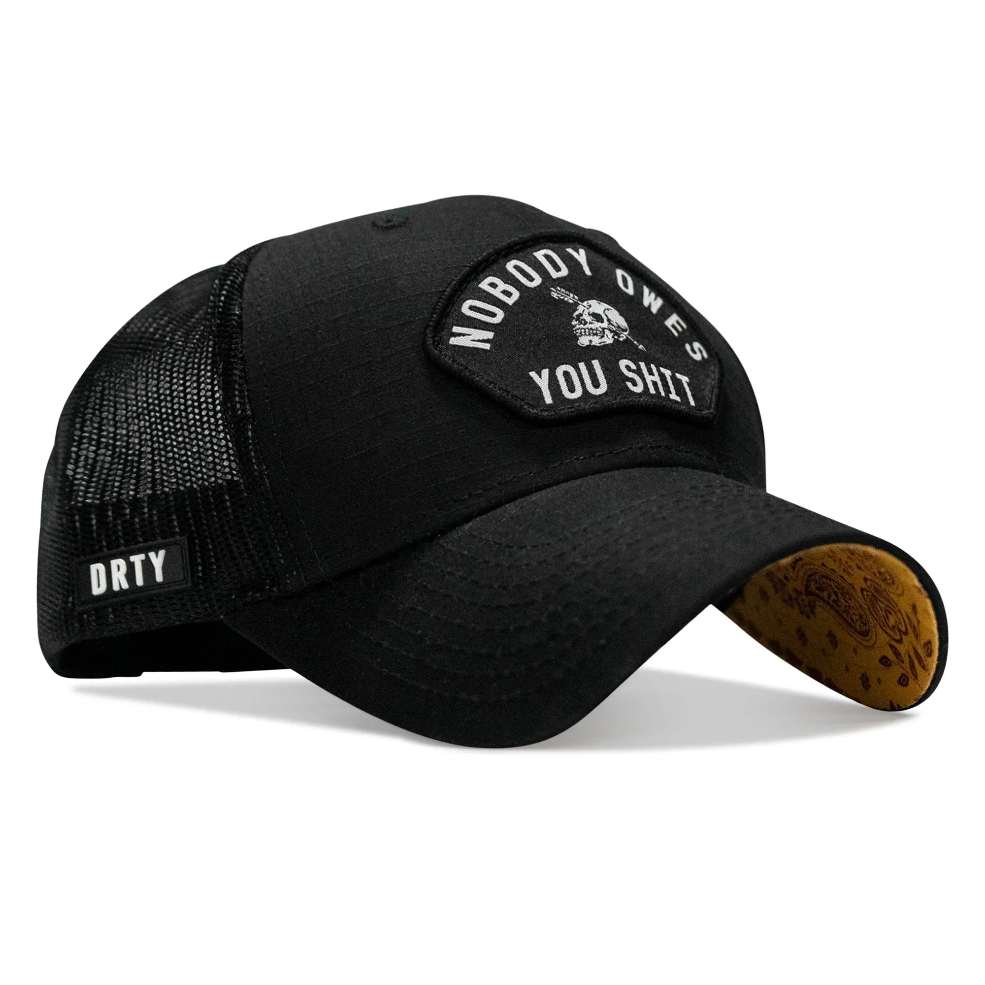 Nobody Owes You Shit Patch Original Ripstop Snapback Hat - Combat Iron Apparel Co.