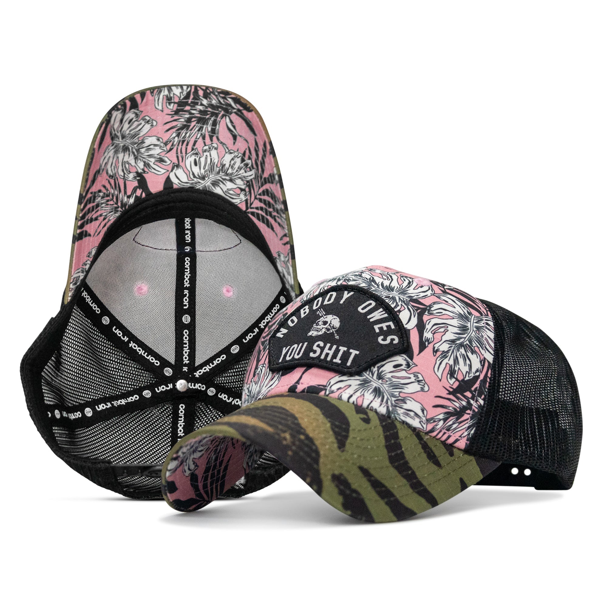 Nobody Owes You Shit Patch Original Ripstop Snapback Hat - Combat Iron Apparel Co.