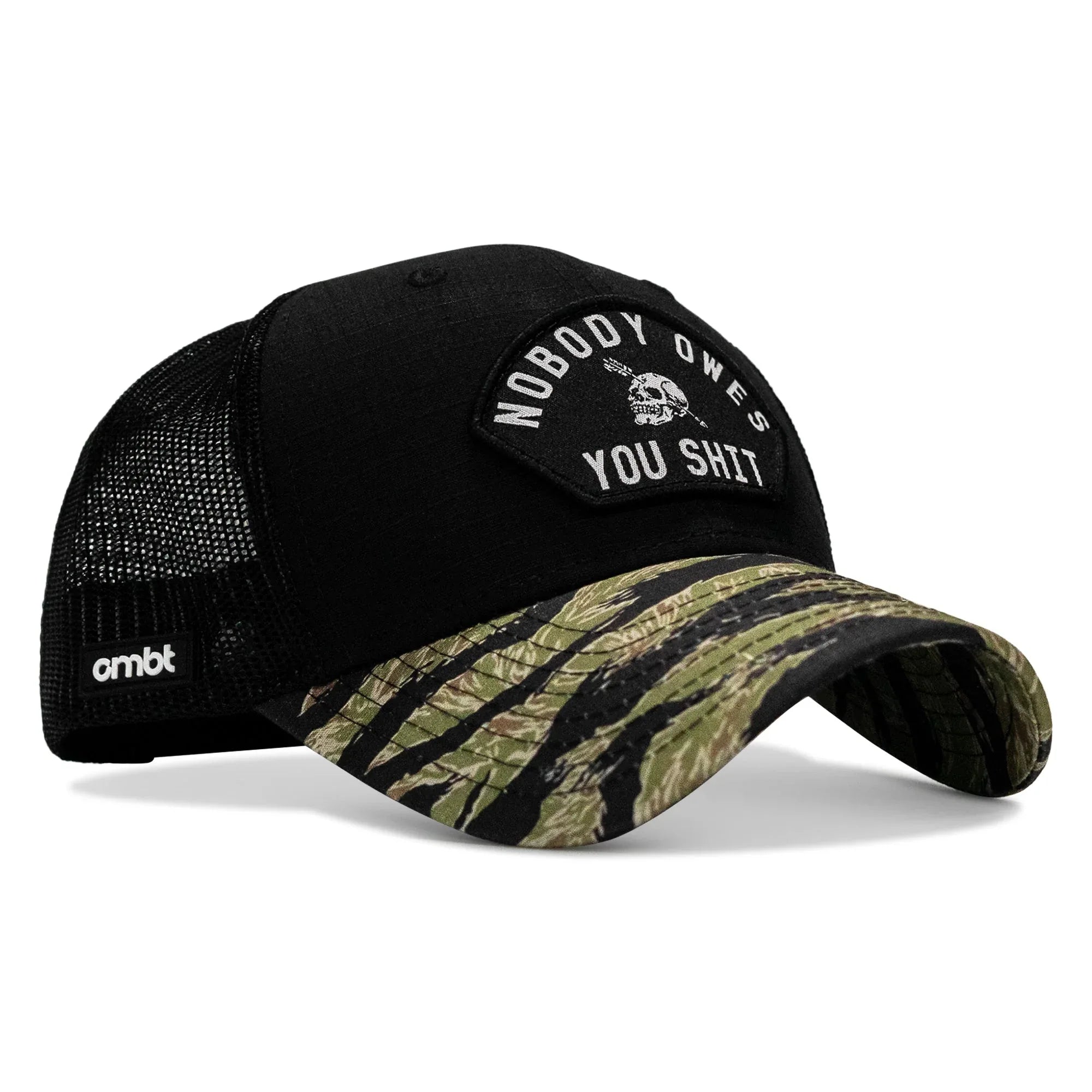 Nobody Owes You Shit Patch Original Ripstop Snapback Hat - Combat Iron Apparel Co.