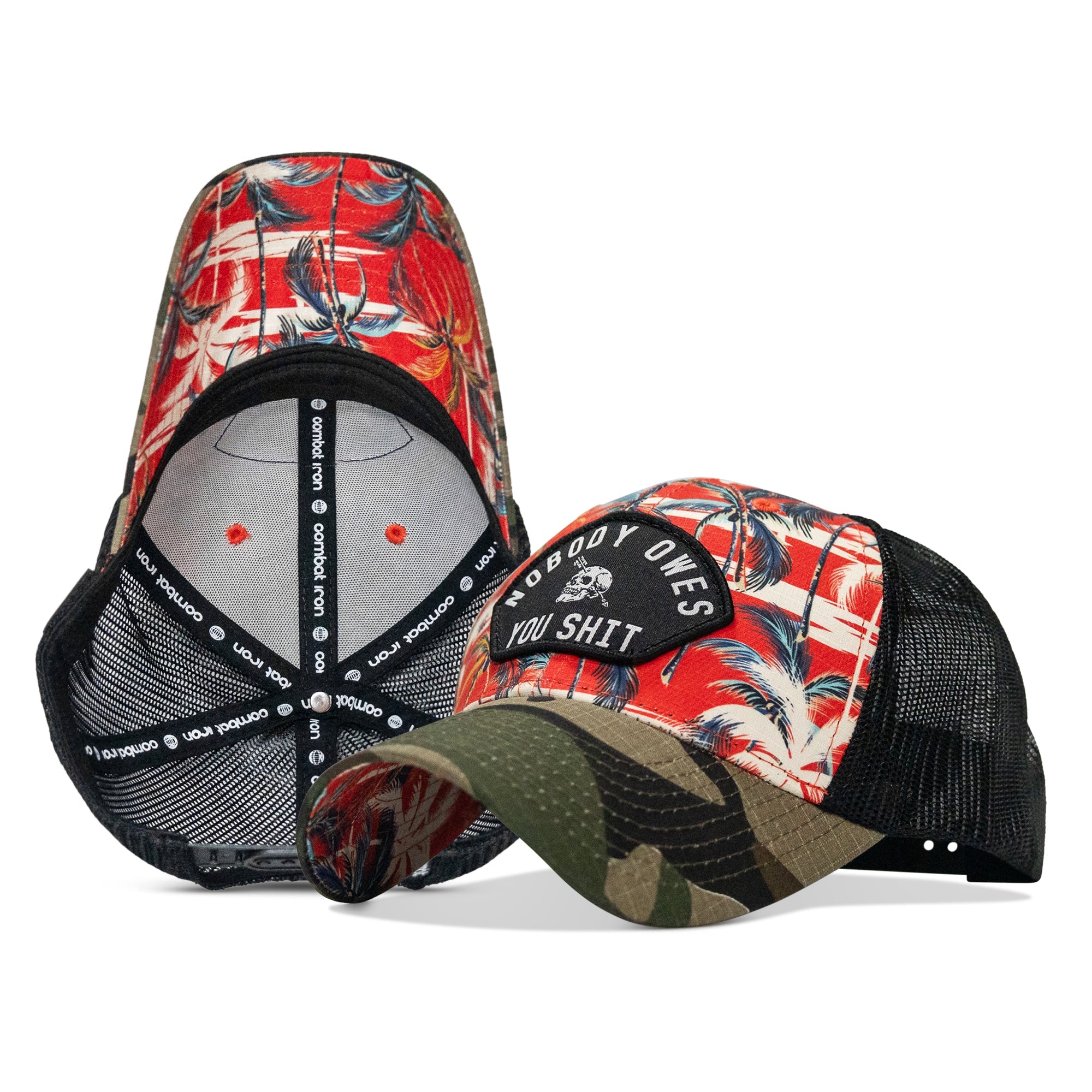 Nobody Owes You Shit Patch Original Ripstop Snapback Hat - Combat Iron Apparel Co.