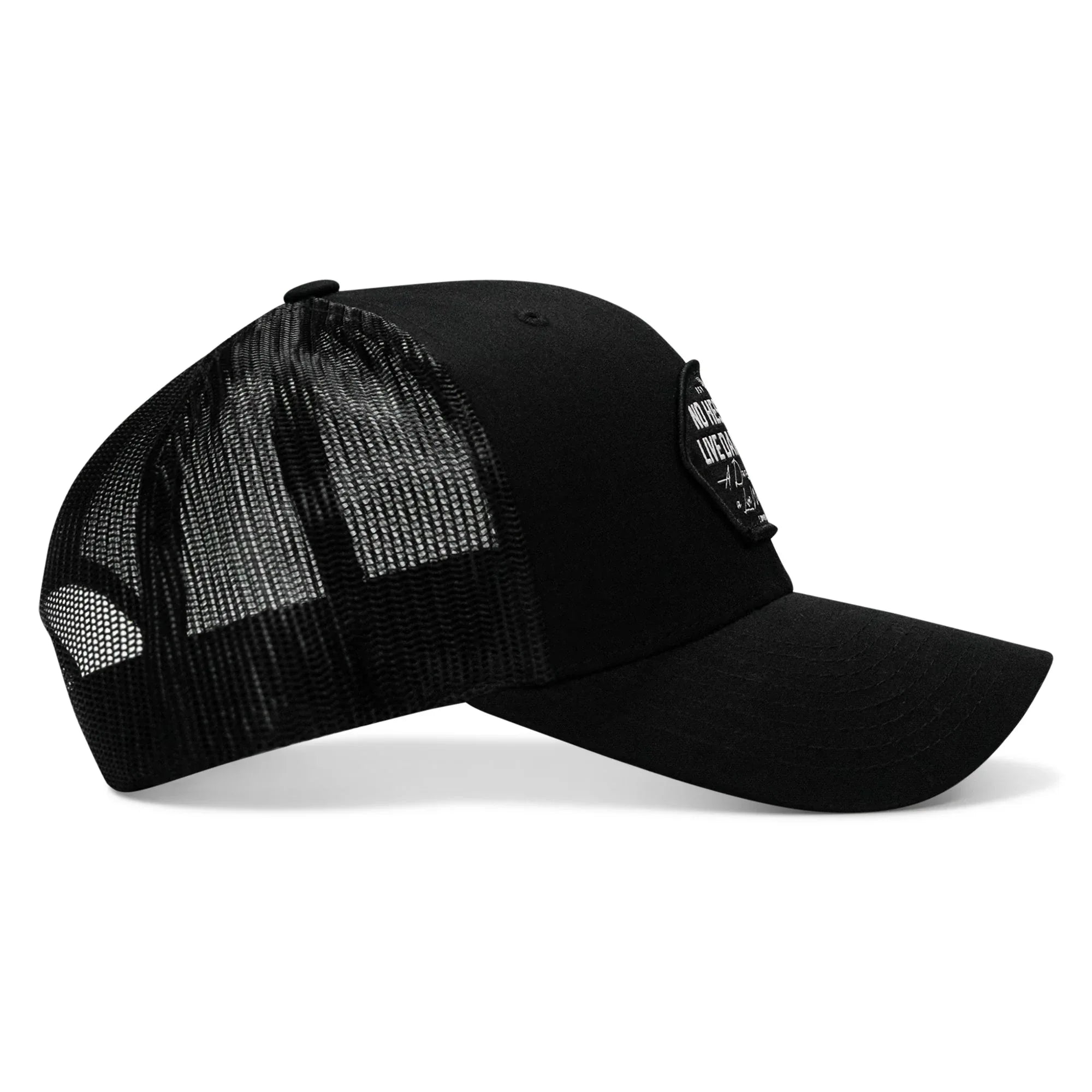 No Hesitation. Live Dangerous Patch Snapback Hat - Combat Iron Apparel Co.