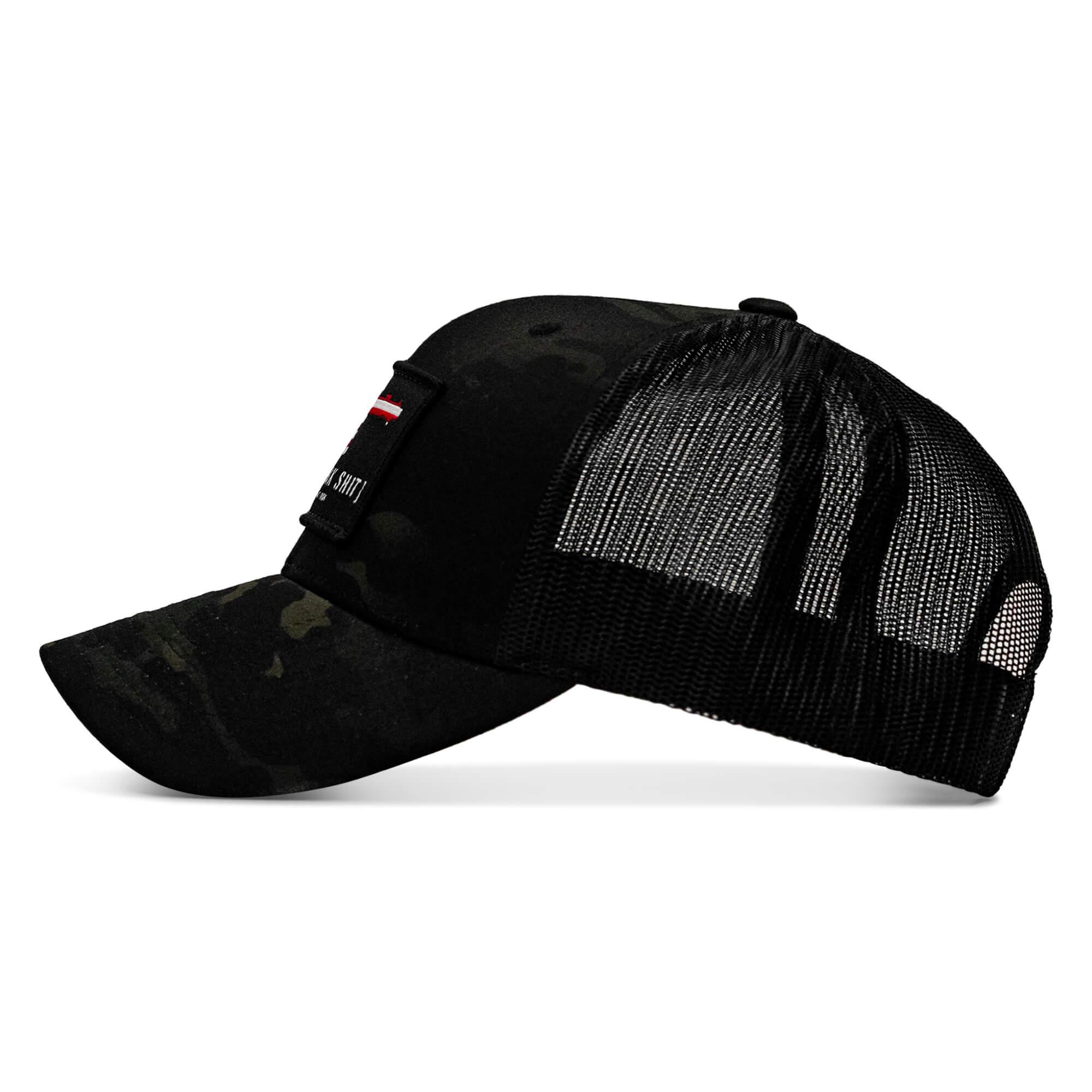 No Weak Shit Patch Snapback Hat - Combat Iron Apparel Co.