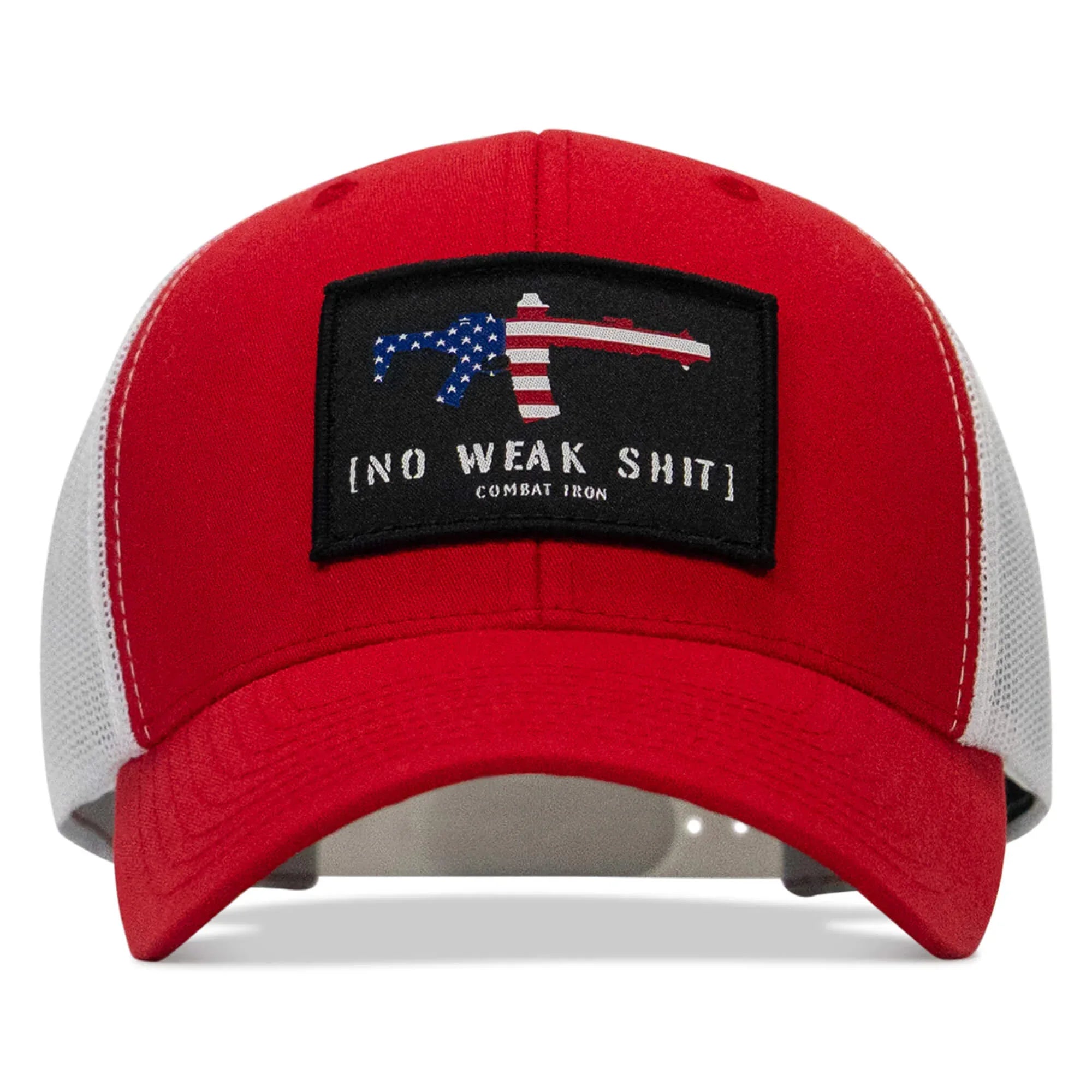 No Weak Shit Patch Snapback Hat - Combat Iron Apparel Co.