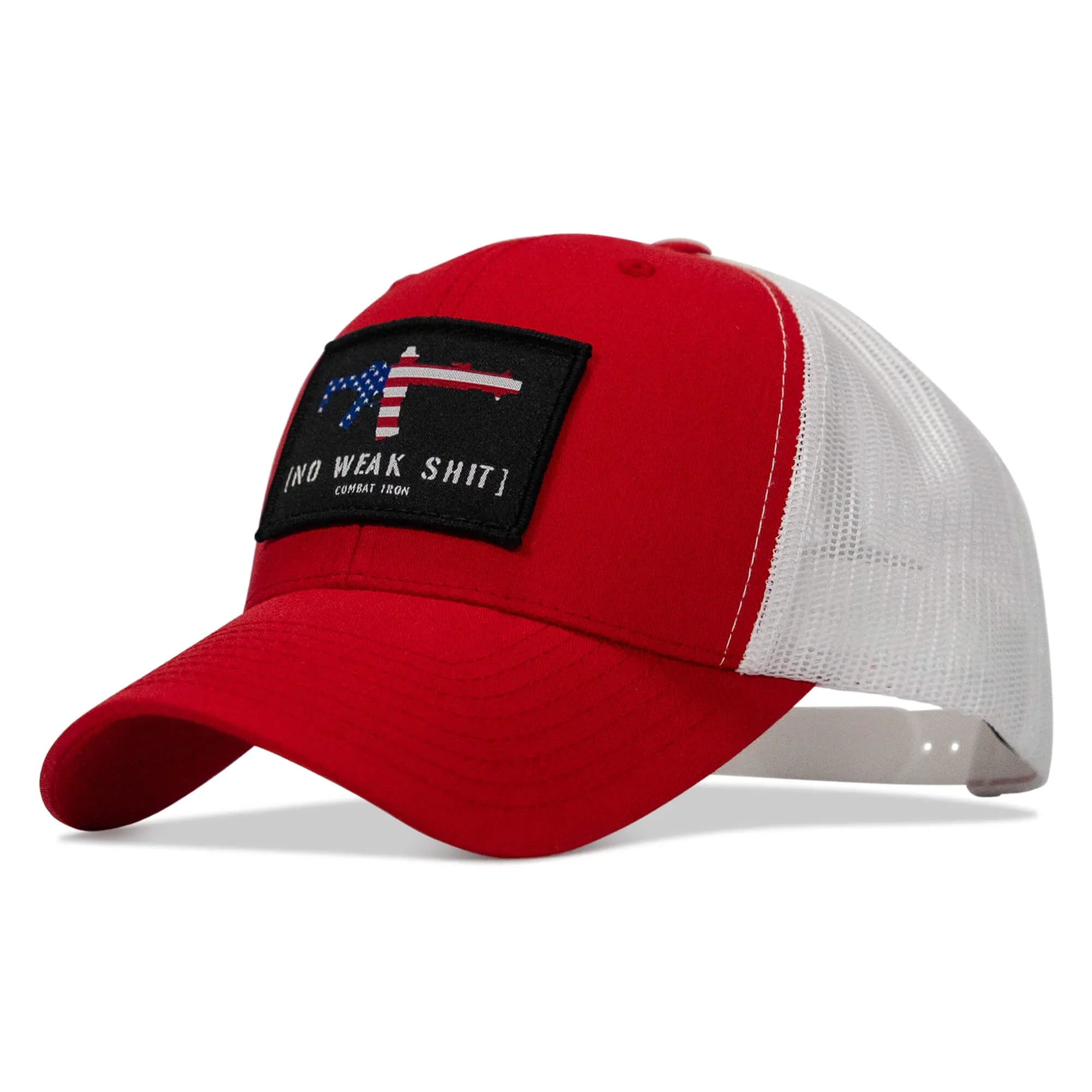 No Weak Shit Patch Snapback Hat - Combat Iron Apparel Co.