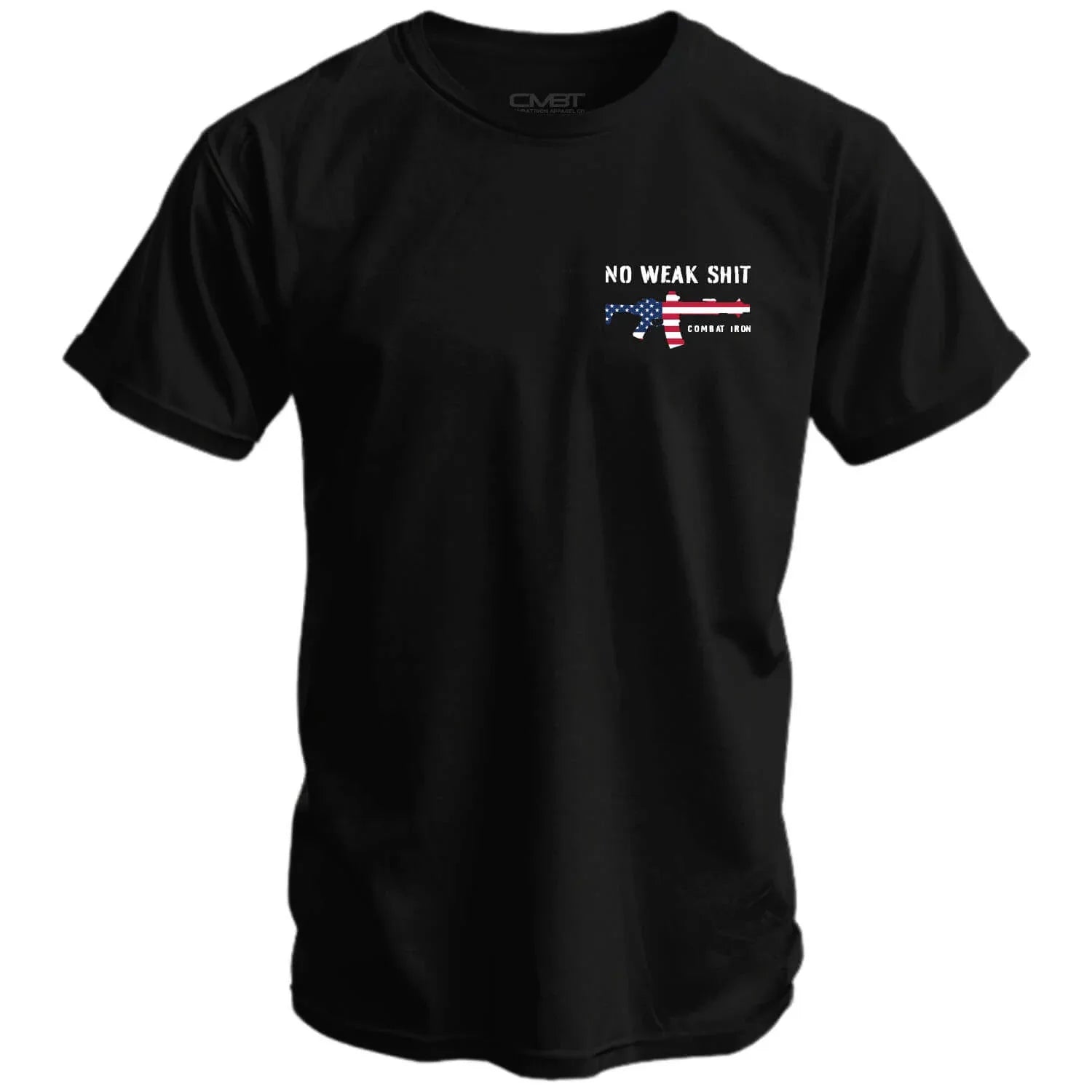 No Weak Shit Rifle Men's T-Shirt - Combat Iron Apparel Co.