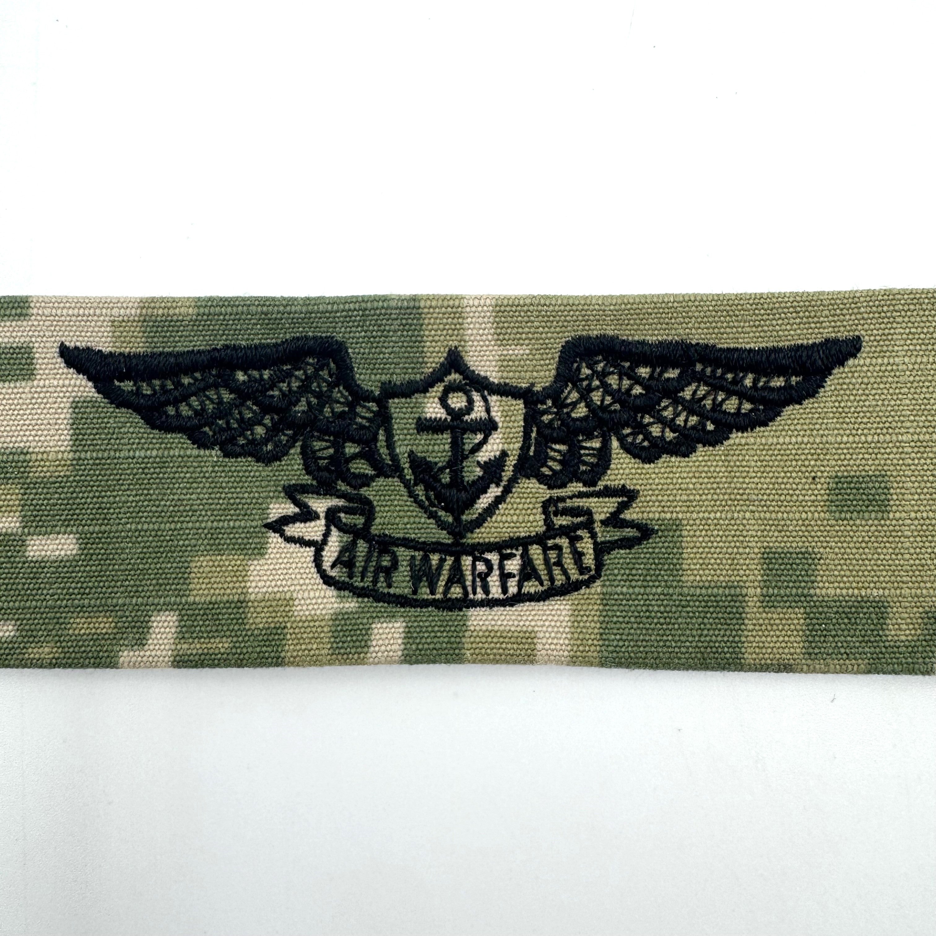 US Navy - NWU Type III Embroidered Badge - Sew On - Aviation Warfare
