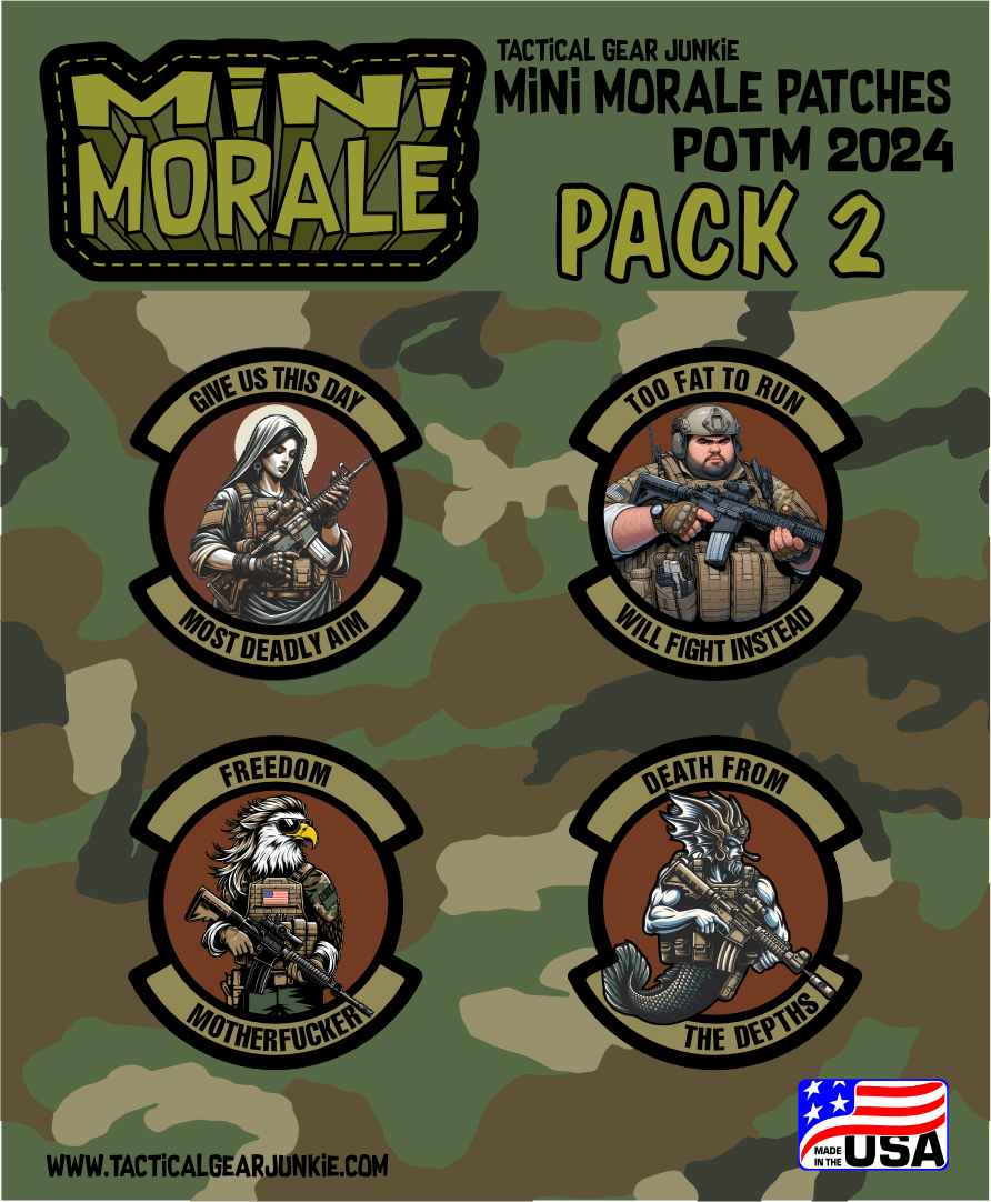 Mini Morale - 2024 2nd Quarter Patch of the Month Patch & Sticker Combo