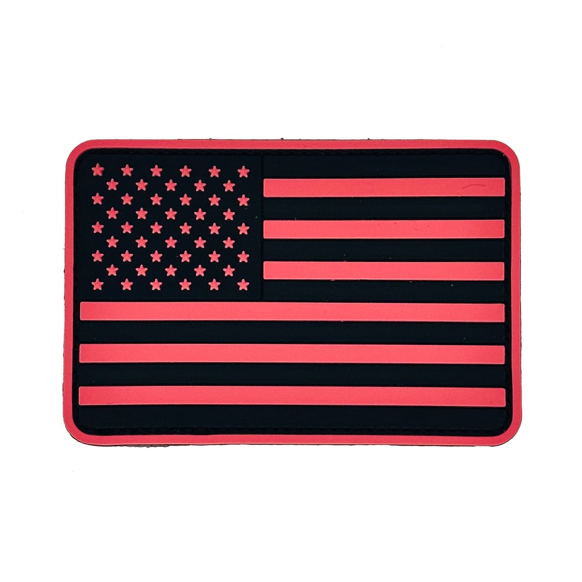 Tactical Gear Junkie Patches Pink US Flag - Rounded Corners - 2"x3" PVC Patch (USA Made)