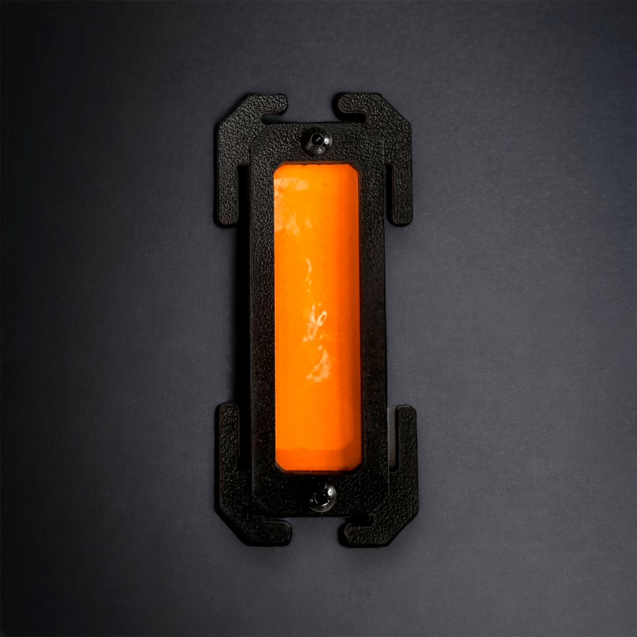 Orange Glow In The Dark Web MOLLE Identifier
