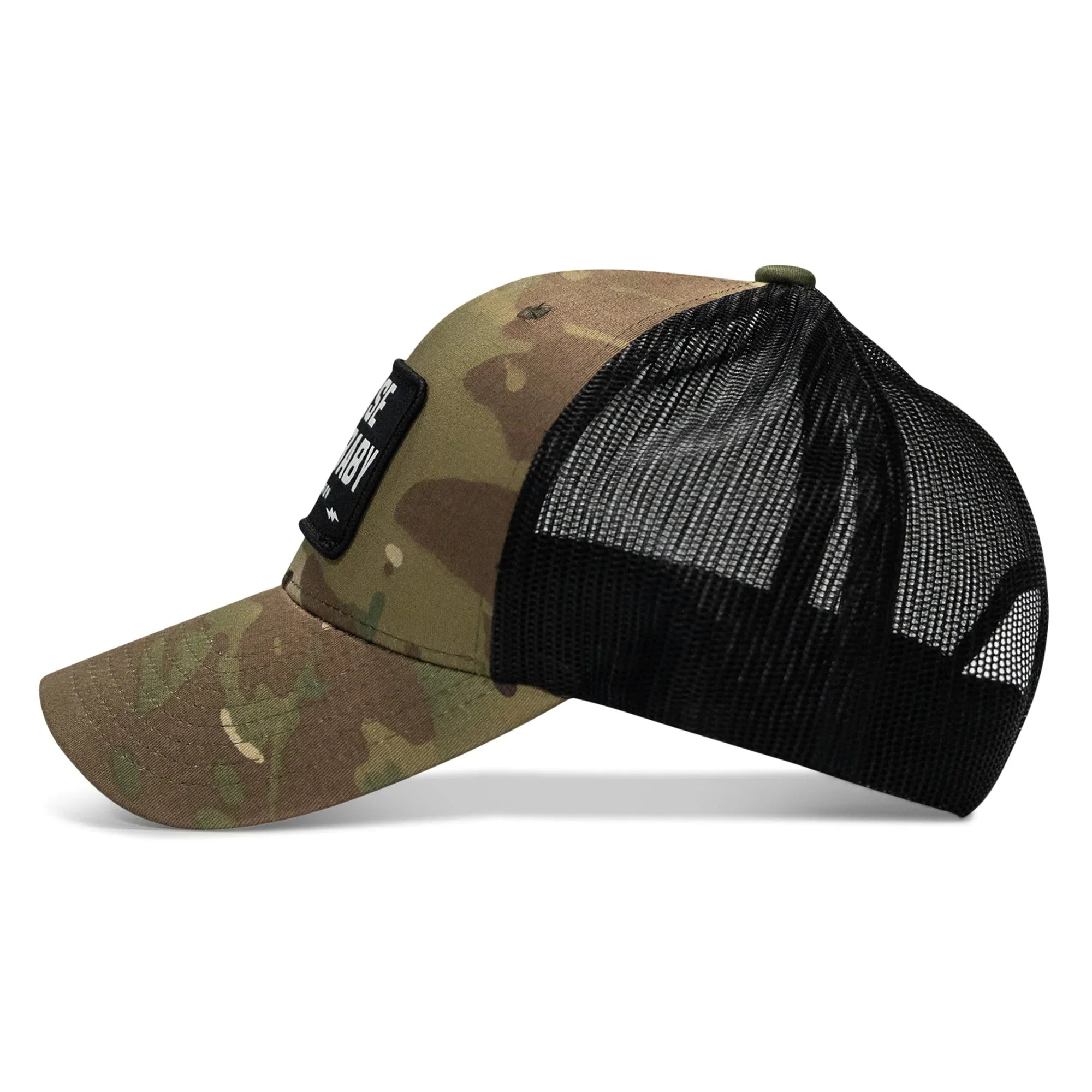 Raise Hell Baby Patch Snapback Hat - Combat Iron Apparel Co.