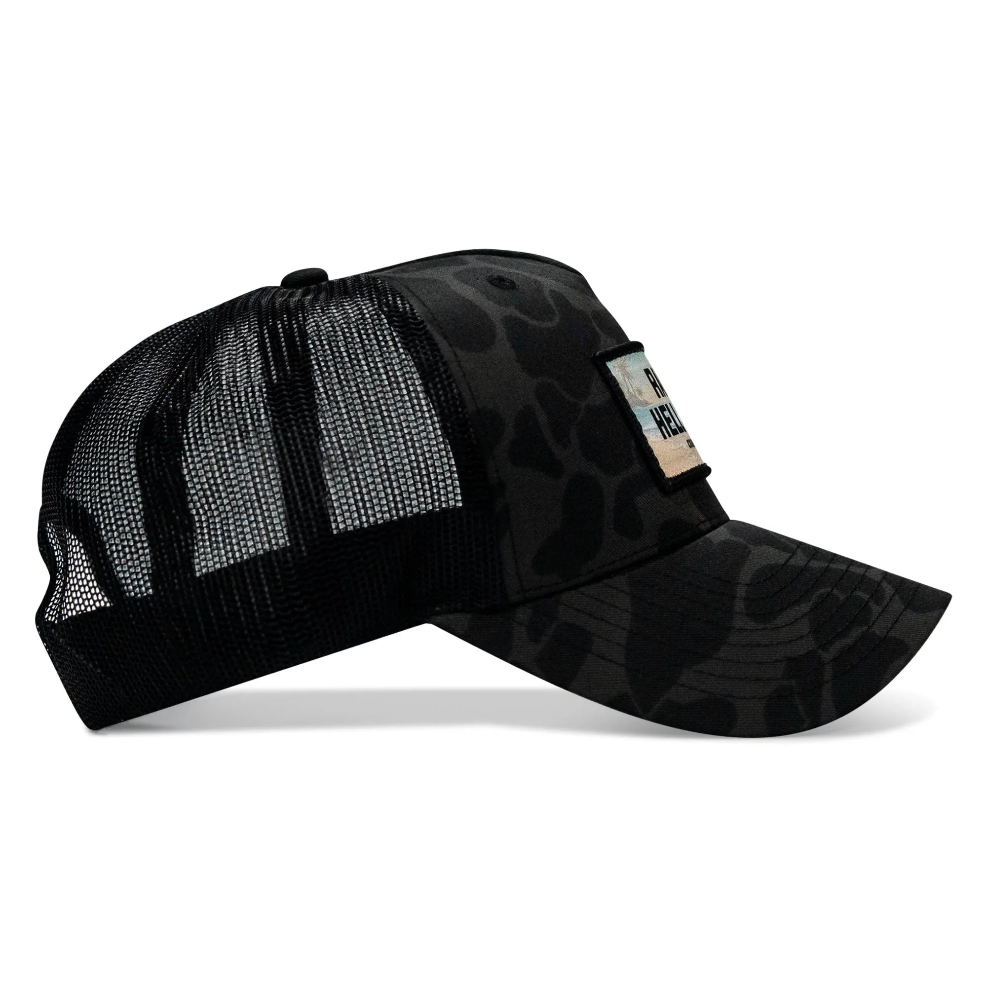 Raise Hell Baby Sunset Patch Snapback Hat - Combat Iron Apparel Co.