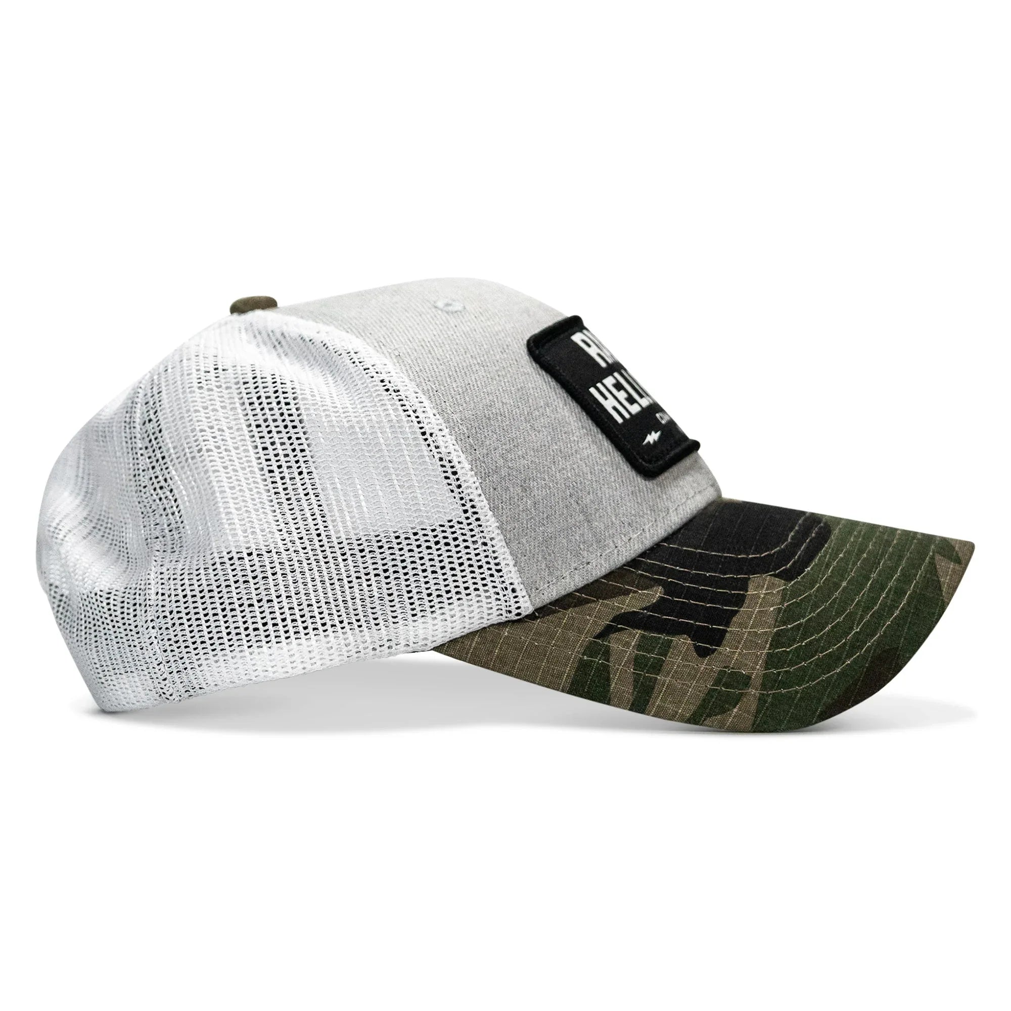 Raise Hell Baby Patch Snapback Hat - Combat Iron Apparel Co.