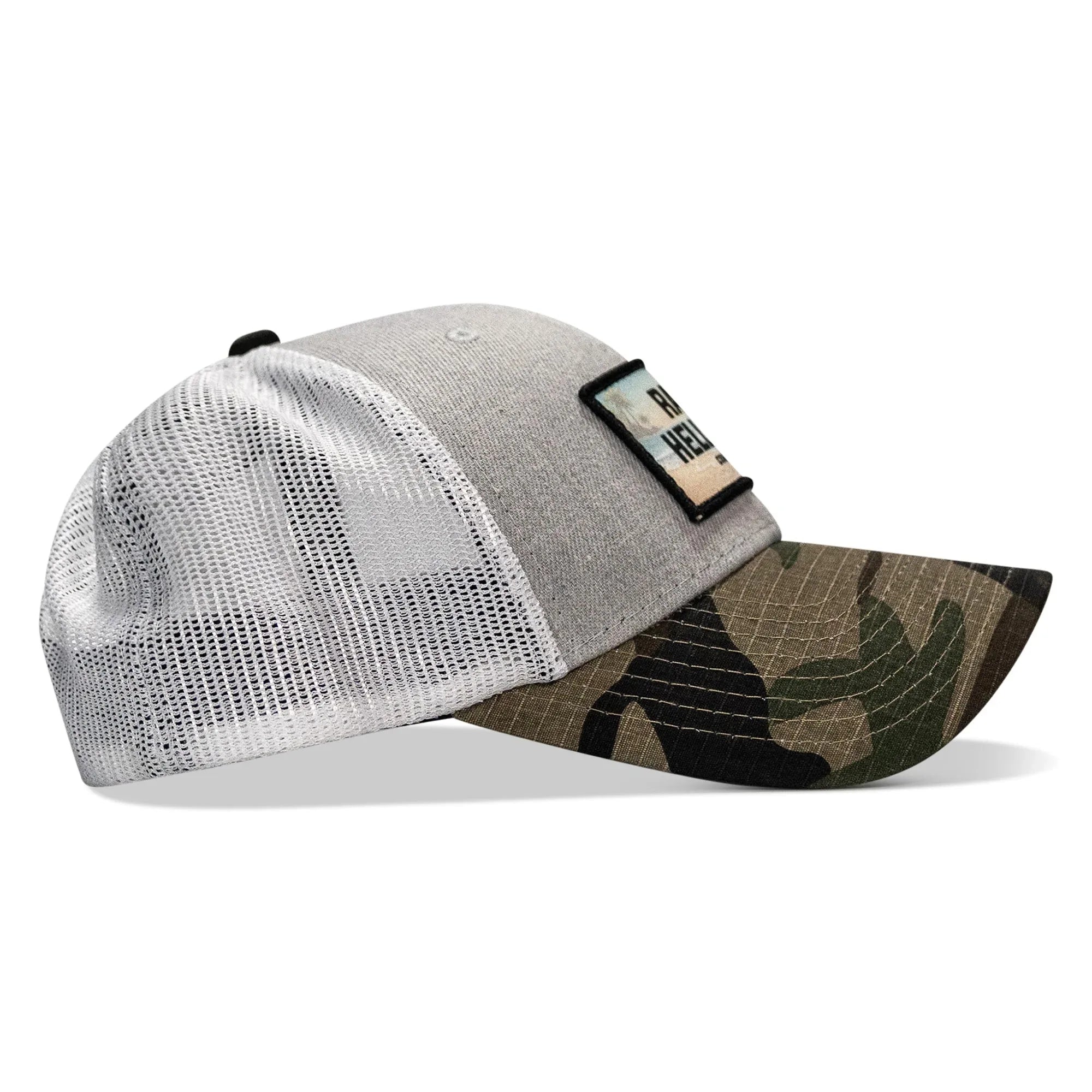 Raise Hell Baby Sunset Patch Snapback Hat - Combat Iron Apparel Co.