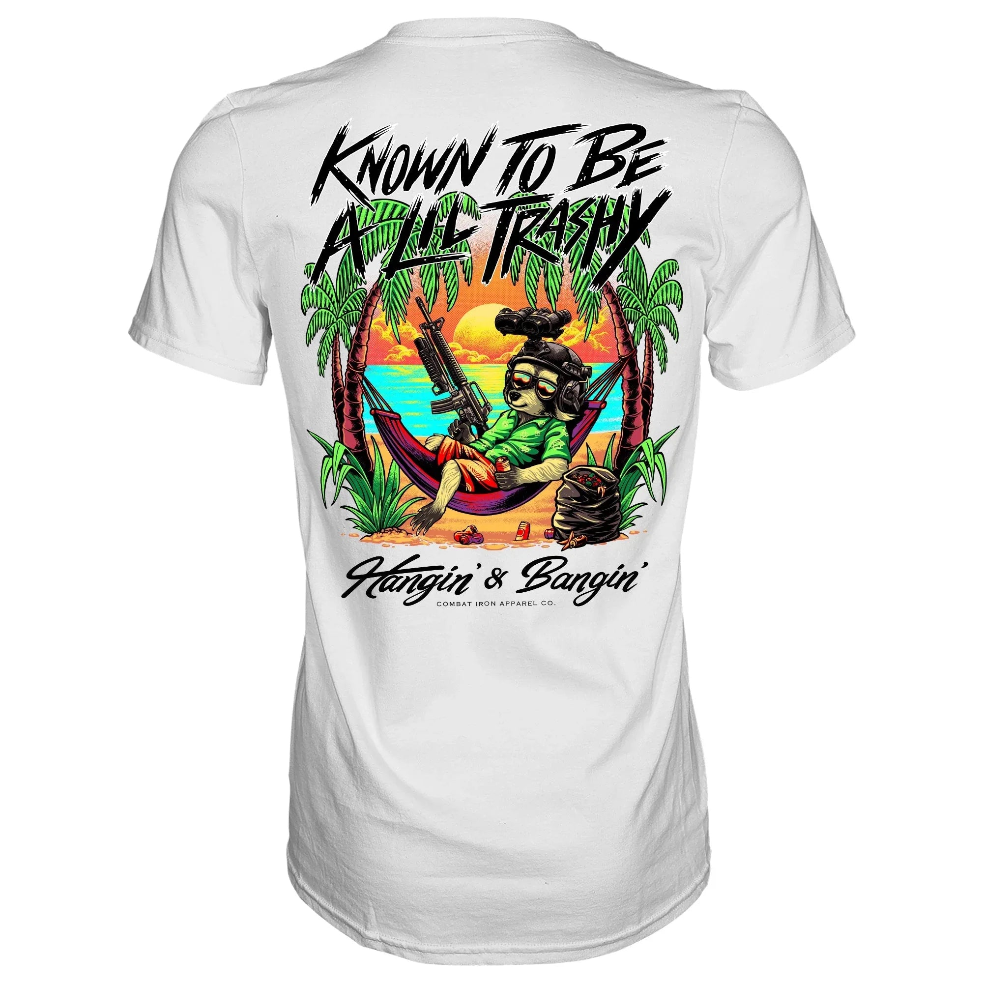 Known To Be A Lil Trashy Raccoon Men's T-Shirt - Combat Iron Apparel Co.