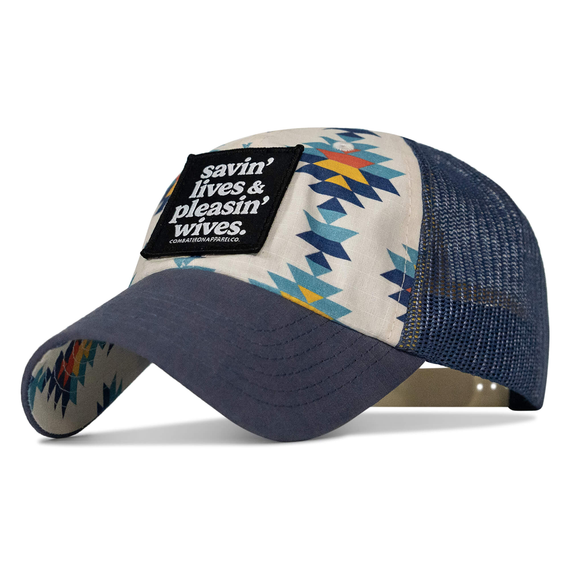 Ripstop Savin' Lives & Pleasin' Wives Low Pro Snapback - Combat Iron Apparel Co.