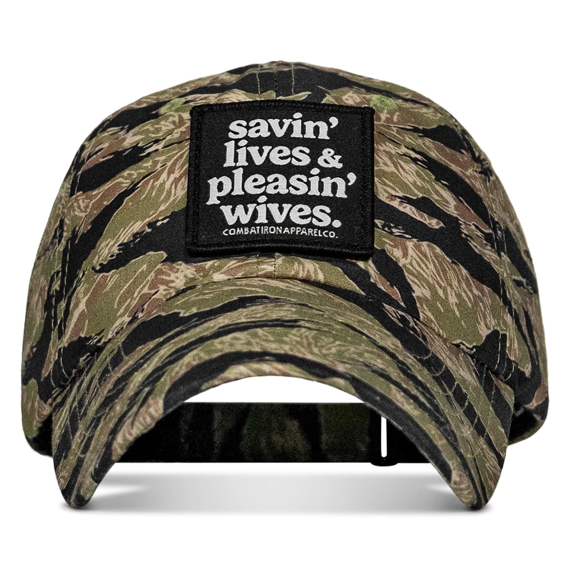 Ripstop Savin' Lives & Pleasin' Wives Low Pro Snapback - Combat Iron Apparel Co.