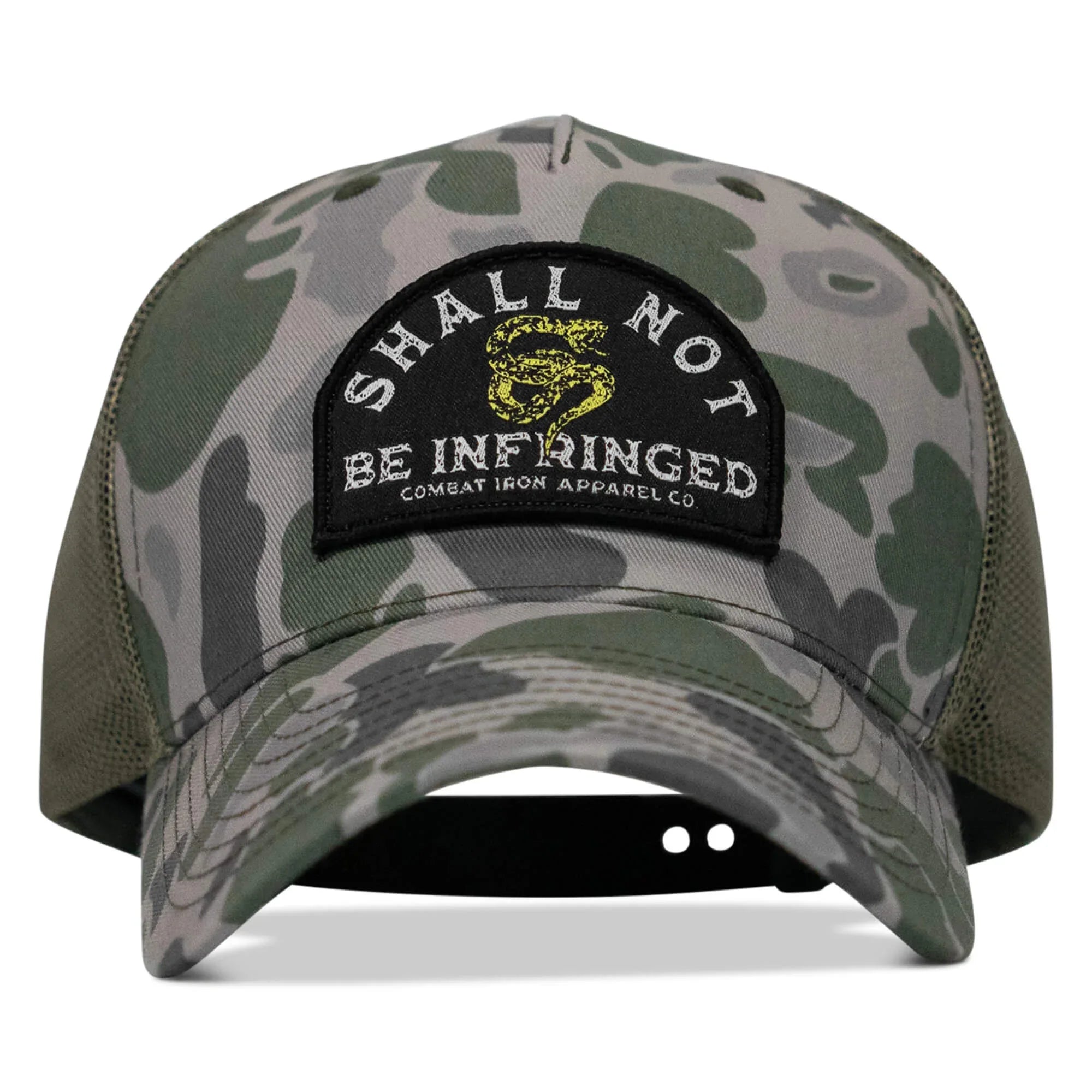 Shall Not Be Infringed Patch Snapback Hat - Combat Iron Apparel Co.