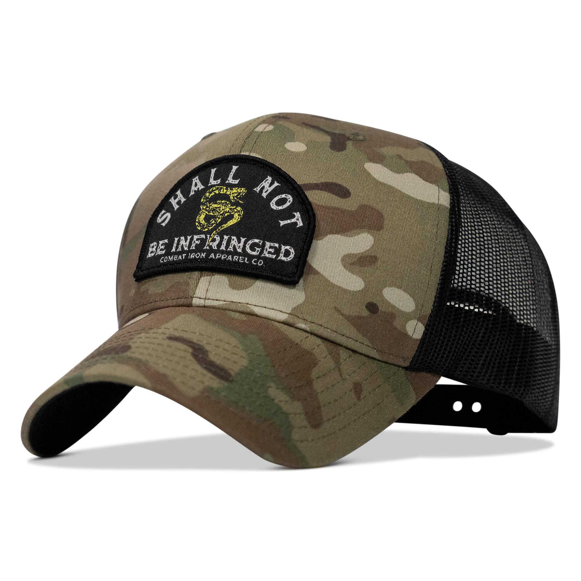 Shall Not Be Infringed Patch Snapback Hat - Combat Iron Apparel Co.