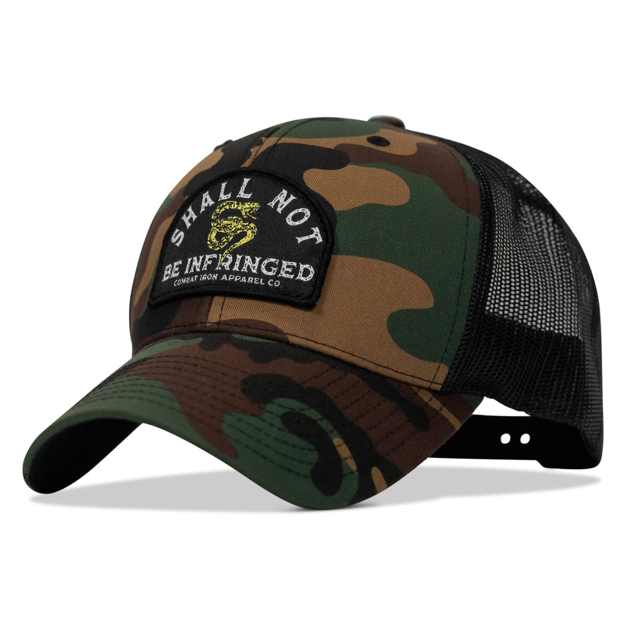 Shall Not Be Infringed Patch Snapback Hat - Combat Iron Apparel Co.