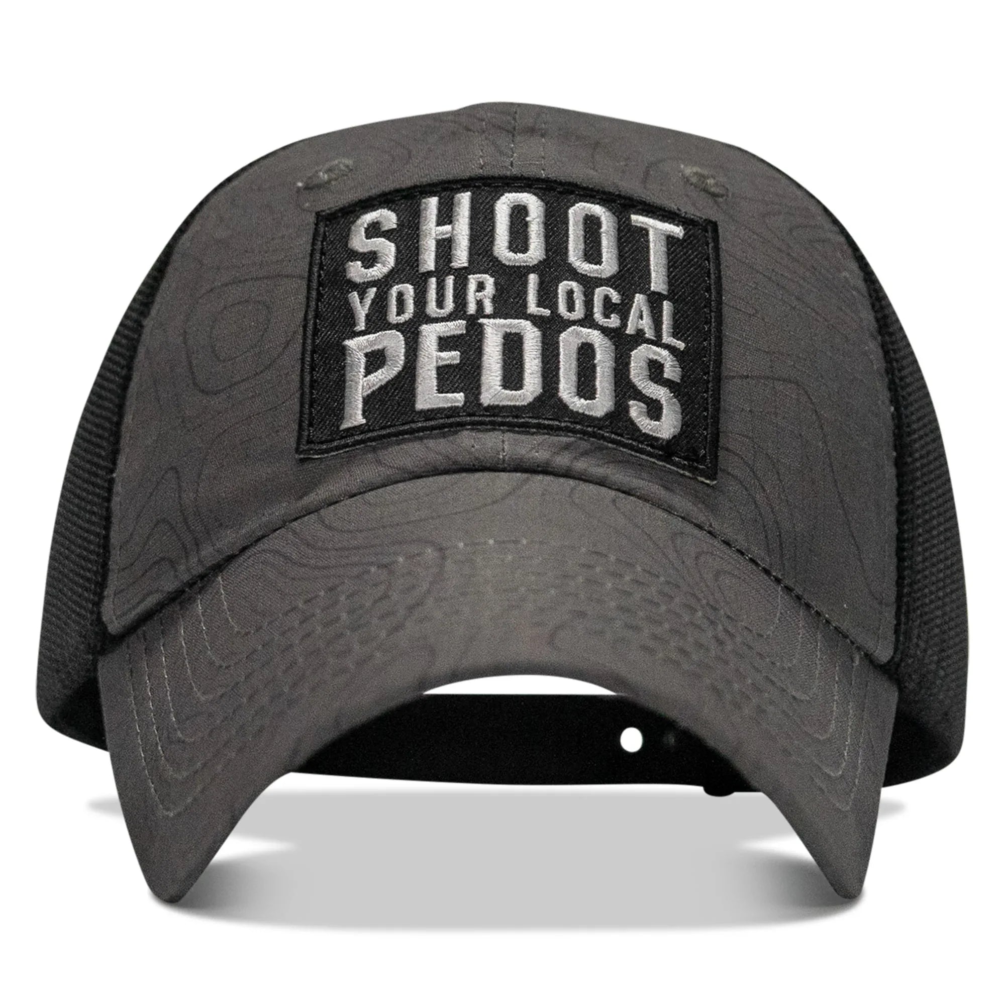 Shoot Your Local Pedos Patch Tactical Ripstop Mesh Snapback Hat - Combat Iron Apparel Co.