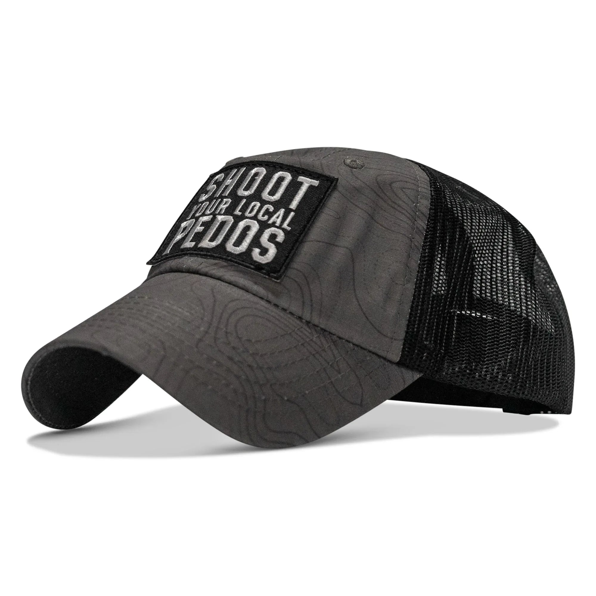 Shoot Your Local Pedos Patch Tactical Ripstop Mesh Snapback Hat - Combat Iron Apparel Co.