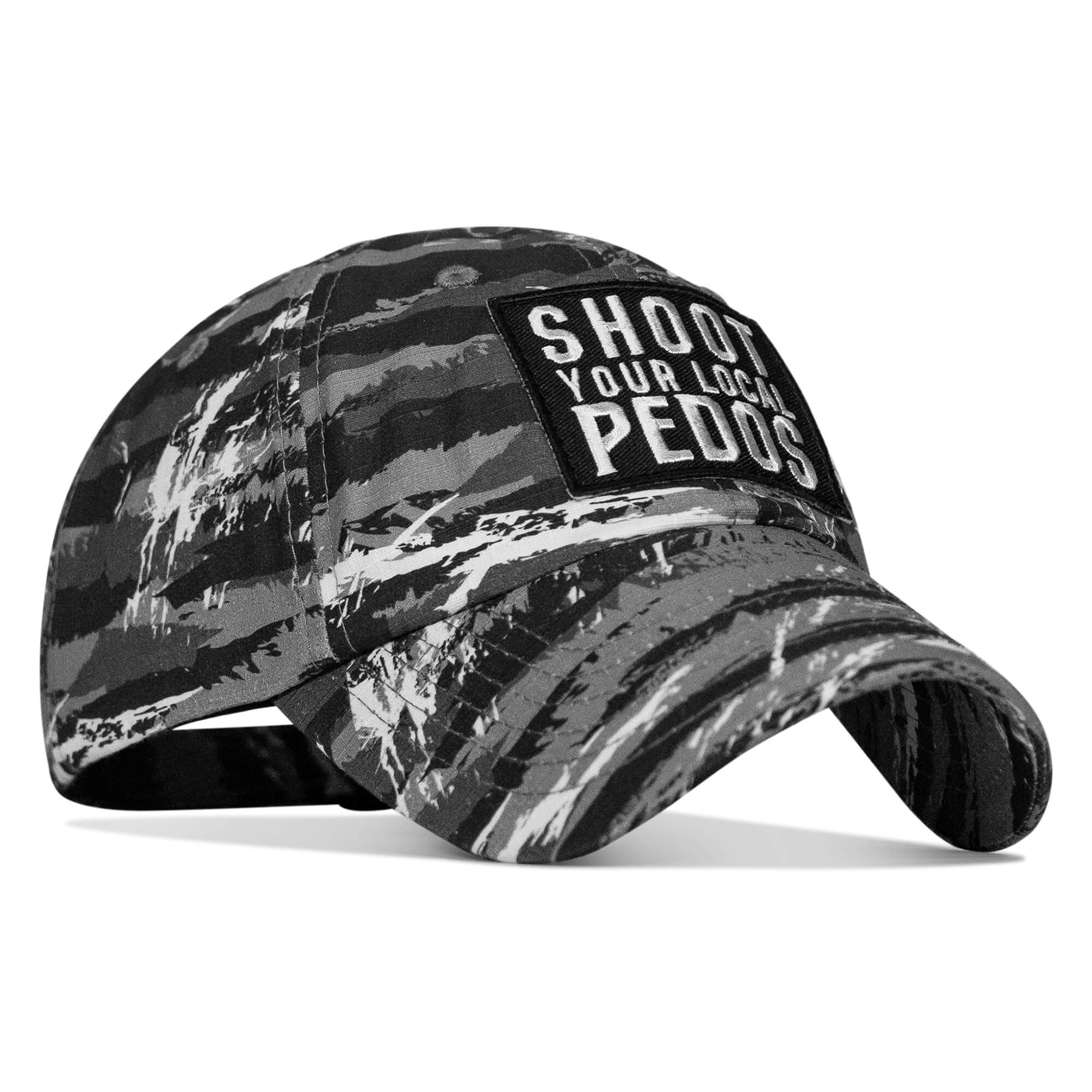Shoot Your Local Pedos Patch Tactical Ripstop Mesh Snapback Hat - Combat Iron Apparel Co.