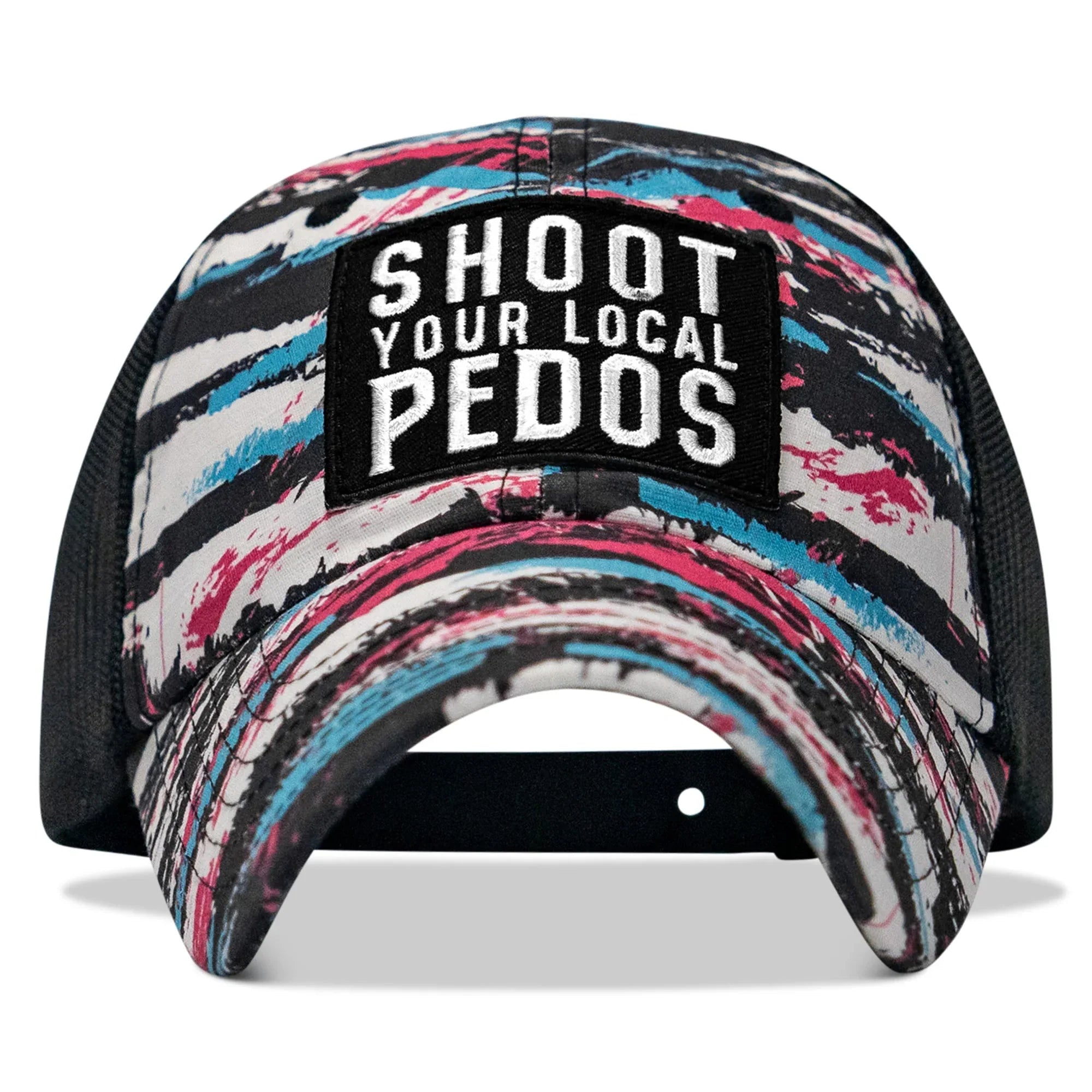 Shoot Your Local Pedos Patch Tactical Ripstop Mesh Snapback Hat - Combat Iron Apparel Co.