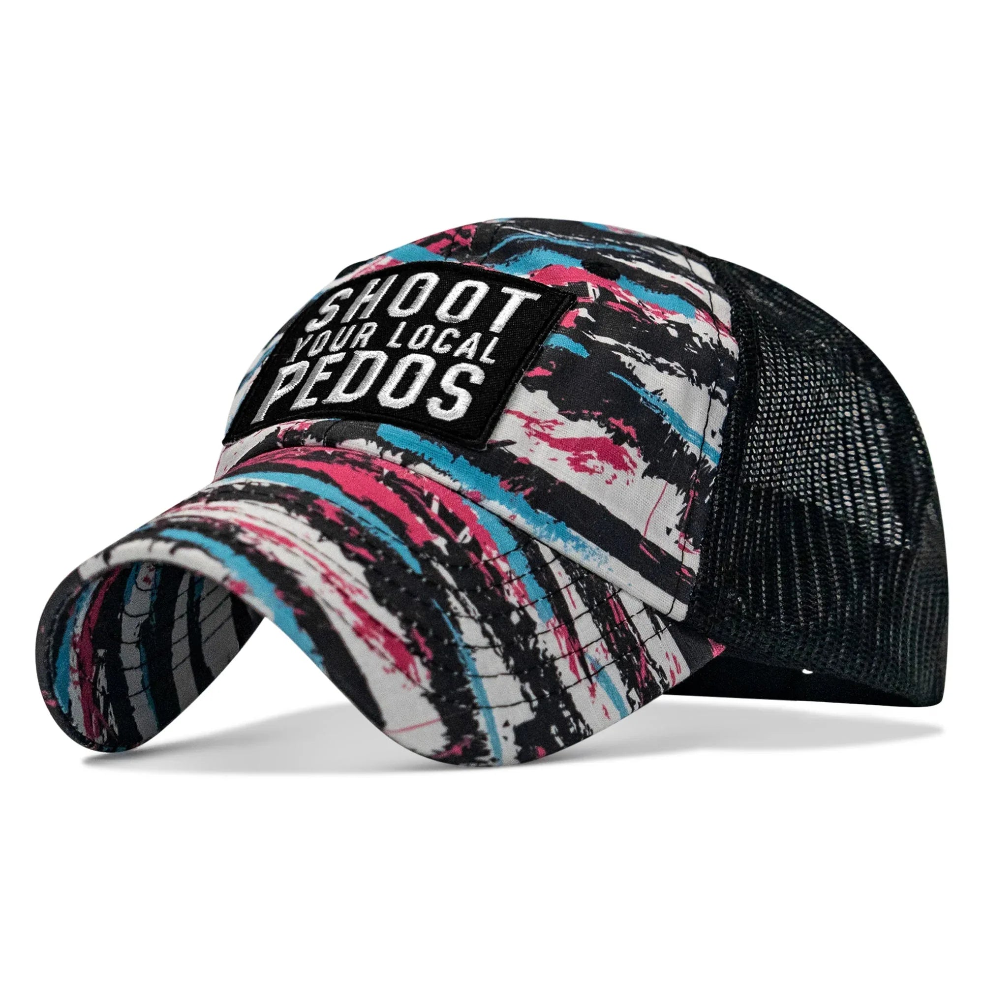 Shoot Your Local Pedos Patch Tactical Ripstop Mesh Snapback Hat - Combat Iron Apparel Co.
