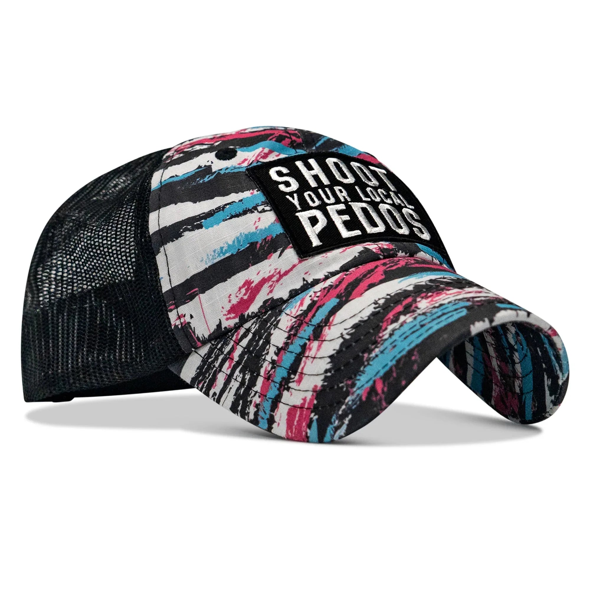 Shoot Your Local Pedos Patch Tactical Ripstop Mesh Snapback Hat - Combat Iron Apparel Co.