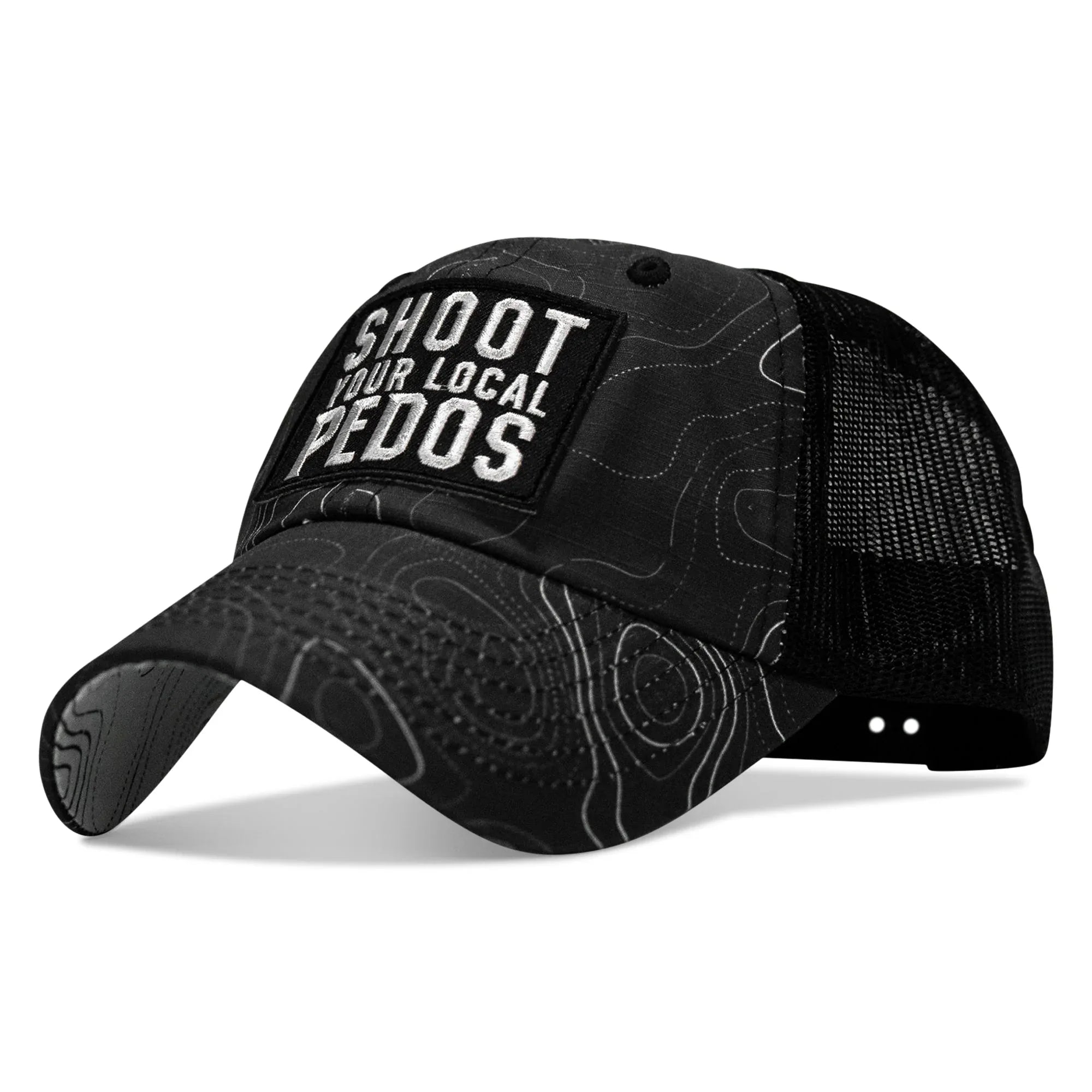 Shoot Your Local Pedos Patch Tactical Ripstop Mesh Snapback Hat - Combat Iron Apparel Co.