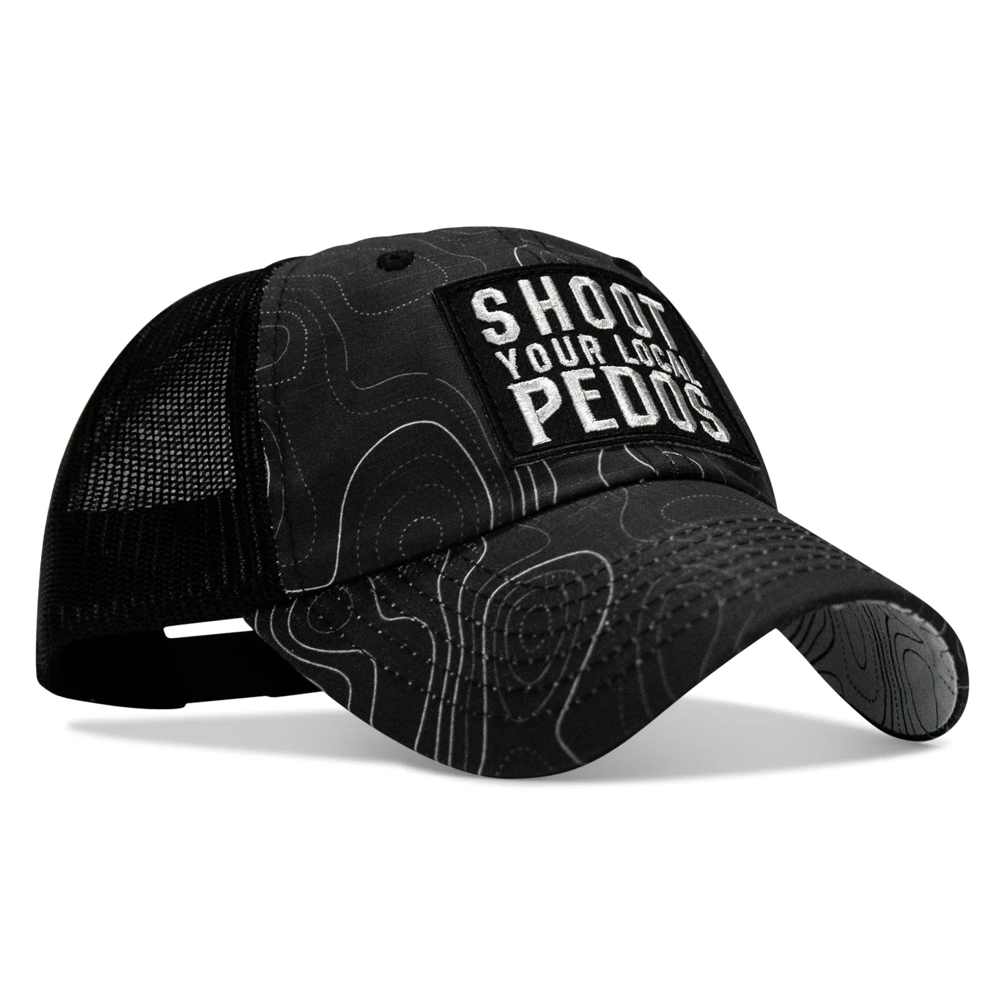 Shoot Your Local Pedos Patch Tactical Ripstop Mesh Snapback Hat - Combat Iron Apparel Co.