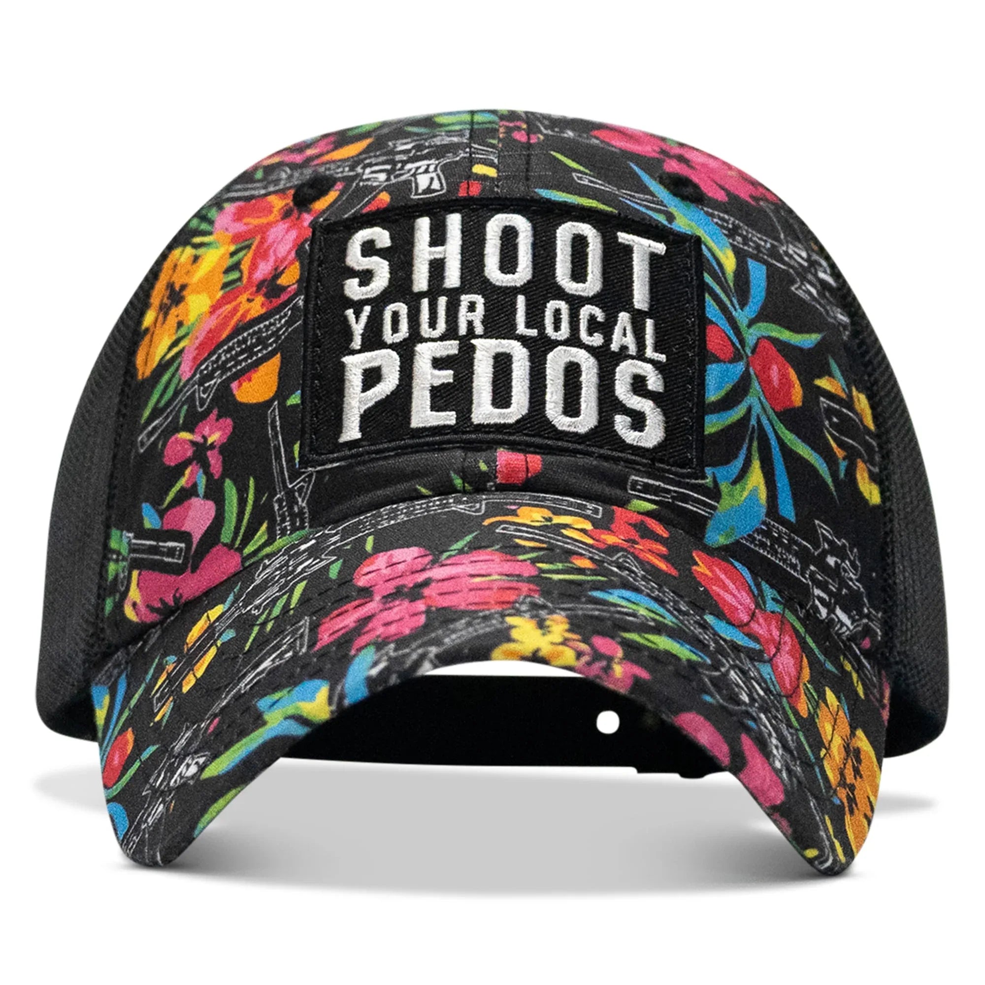 Shoot Your Local Pedos Patch Tactical Ripstop Mesh Snapback Hat - Combat Iron Apparel Co.