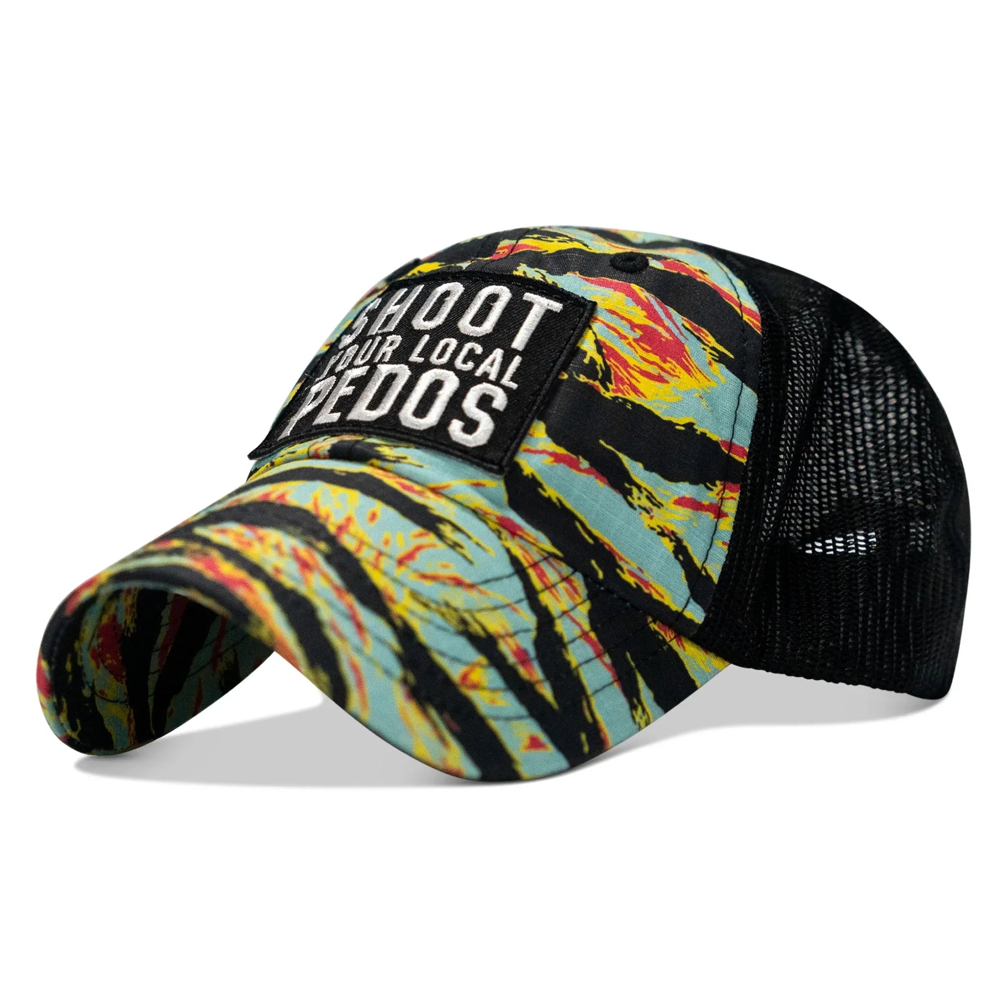 Shoot Your Local Pedos Patch Tactical Ripstop Mesh Snapback Hat - Combat Iron Apparel Co.
