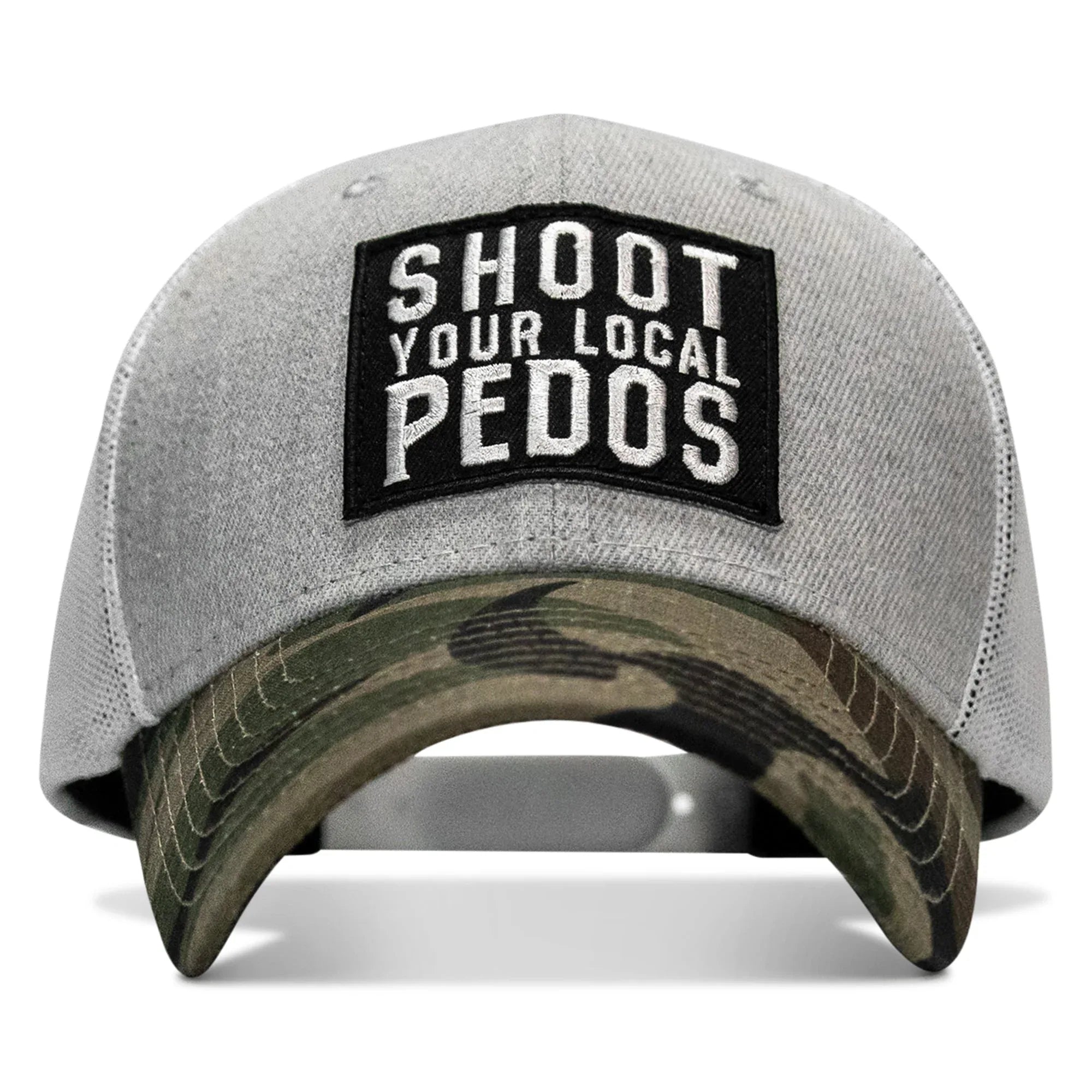 Shoot Your Local Pedos Patch Snapback - Combat Iron Apparel Co.